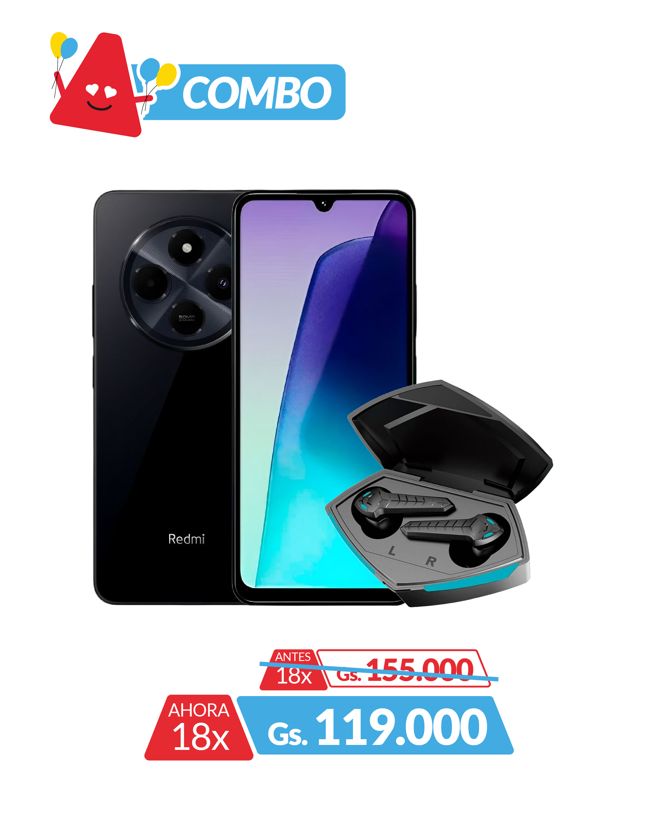 COMBO_CELULAR_XIAOMI + AURICULAR_QUANTA