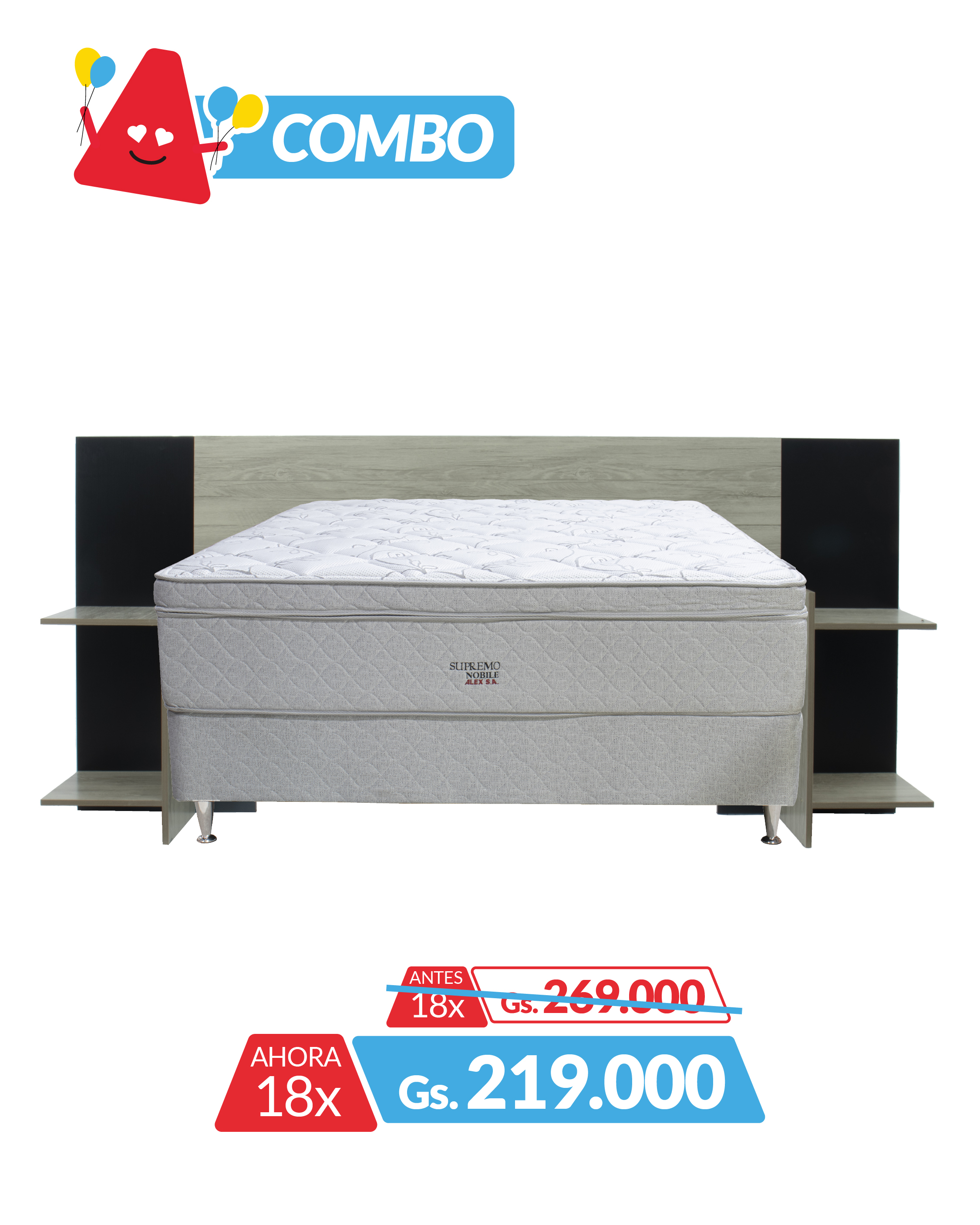 COMBO_NOBILE_SOMIER_SUPREMO + CABECERA_NOBILE
