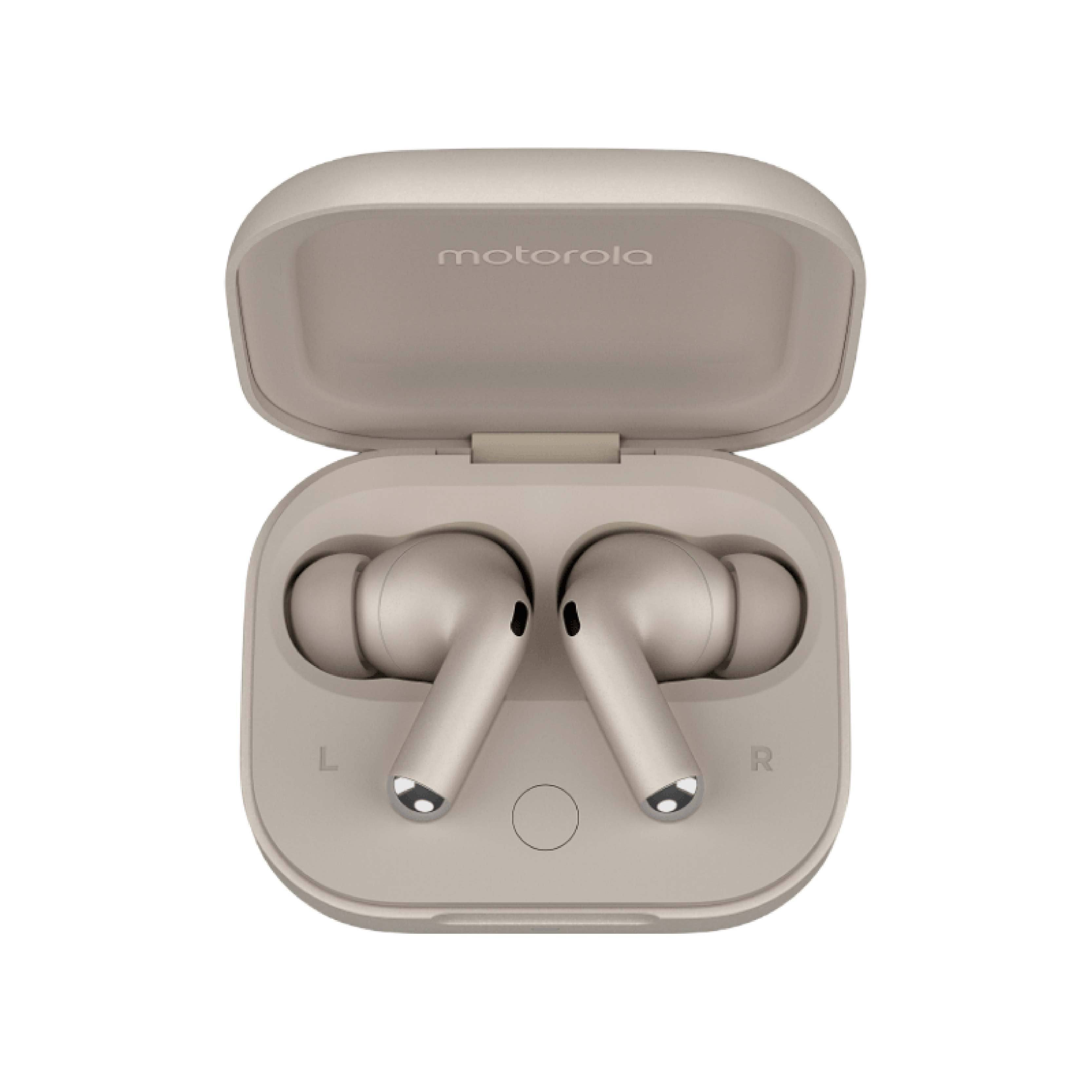 Auricular Motorola Buds XT2441-1 + Tws Sound By Rose Greige