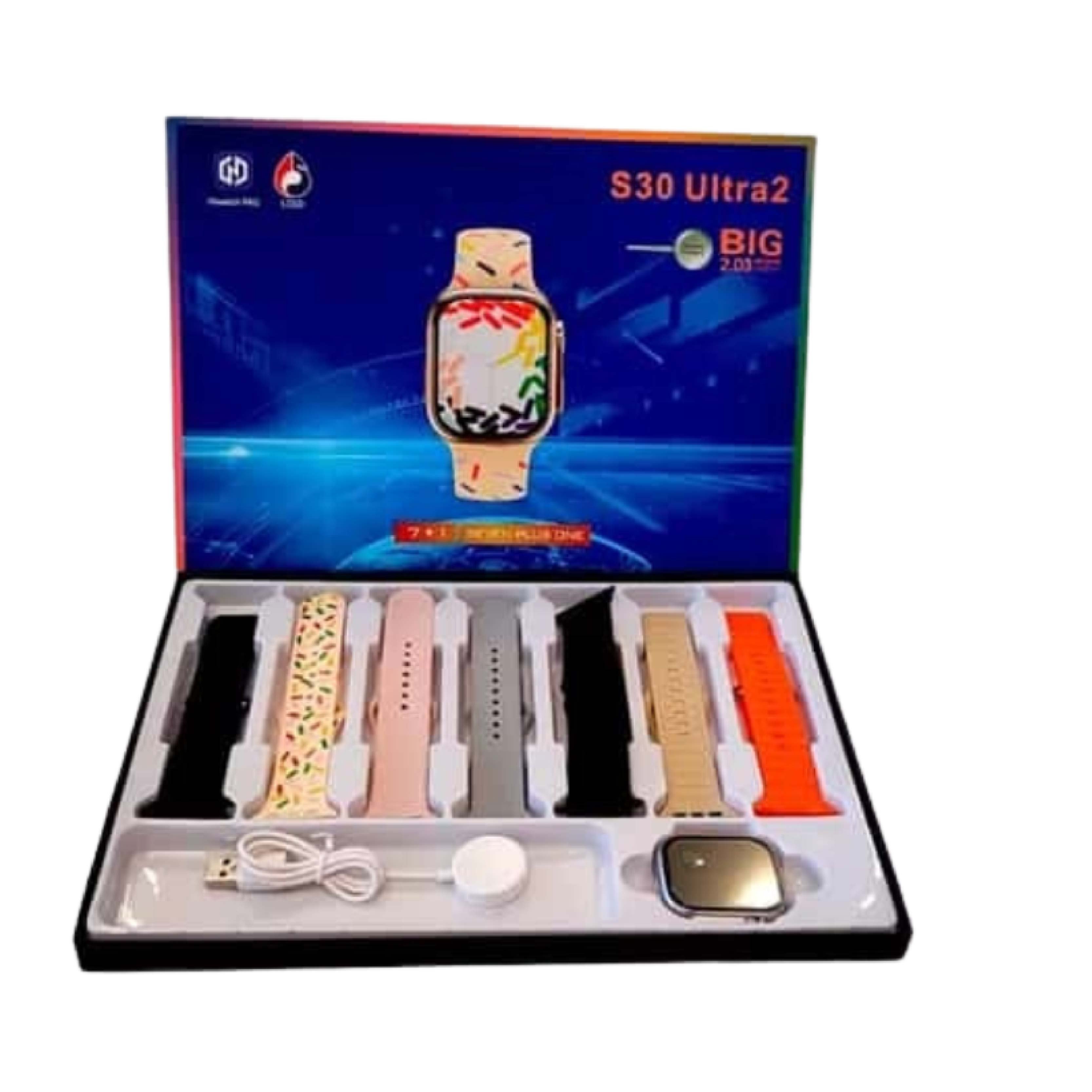 Reloj Smartwatch S30/C60 Ultra C/ 7 Mallas