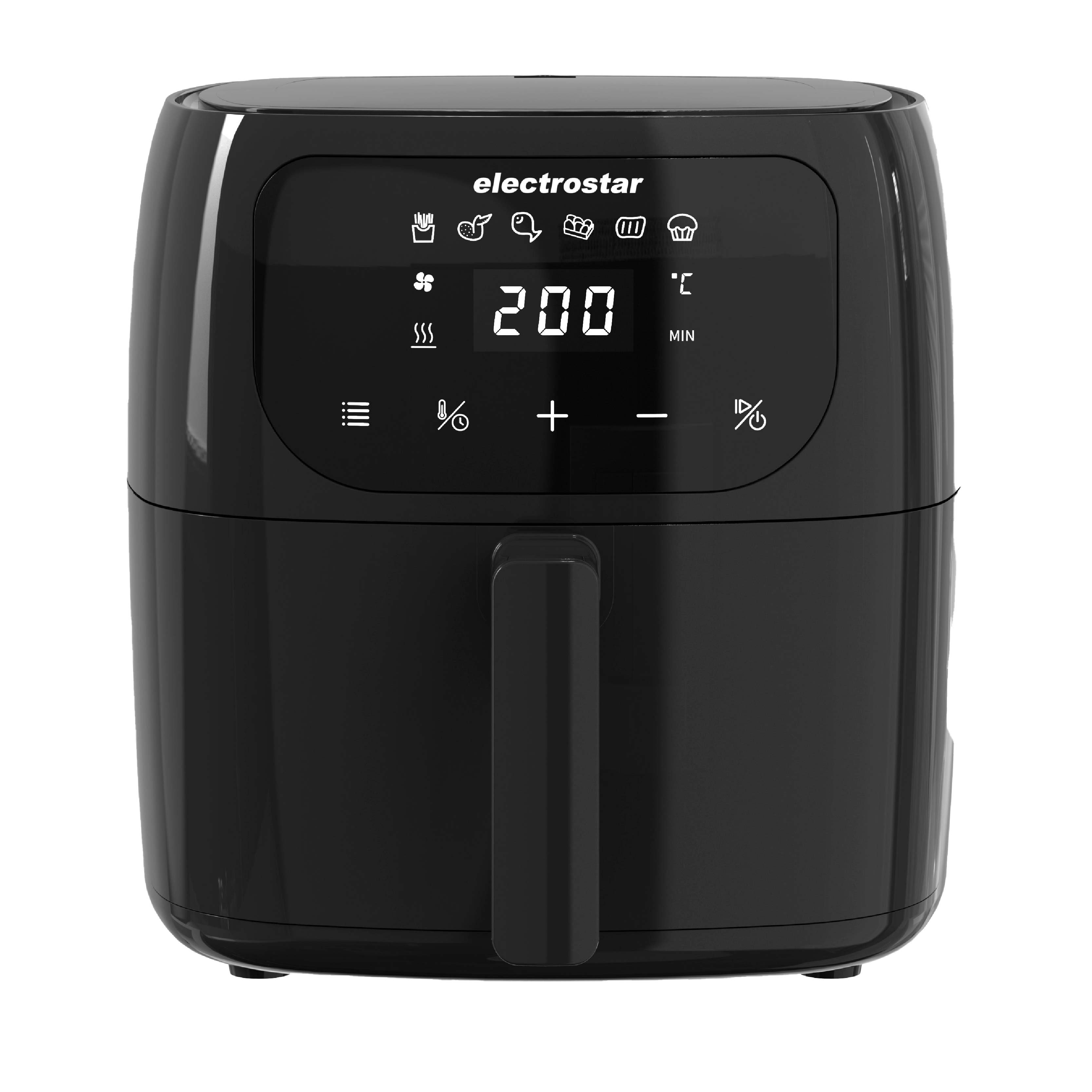 Аэрофритюрница Electrostar 6 л, цифровая, чёрная AF0602