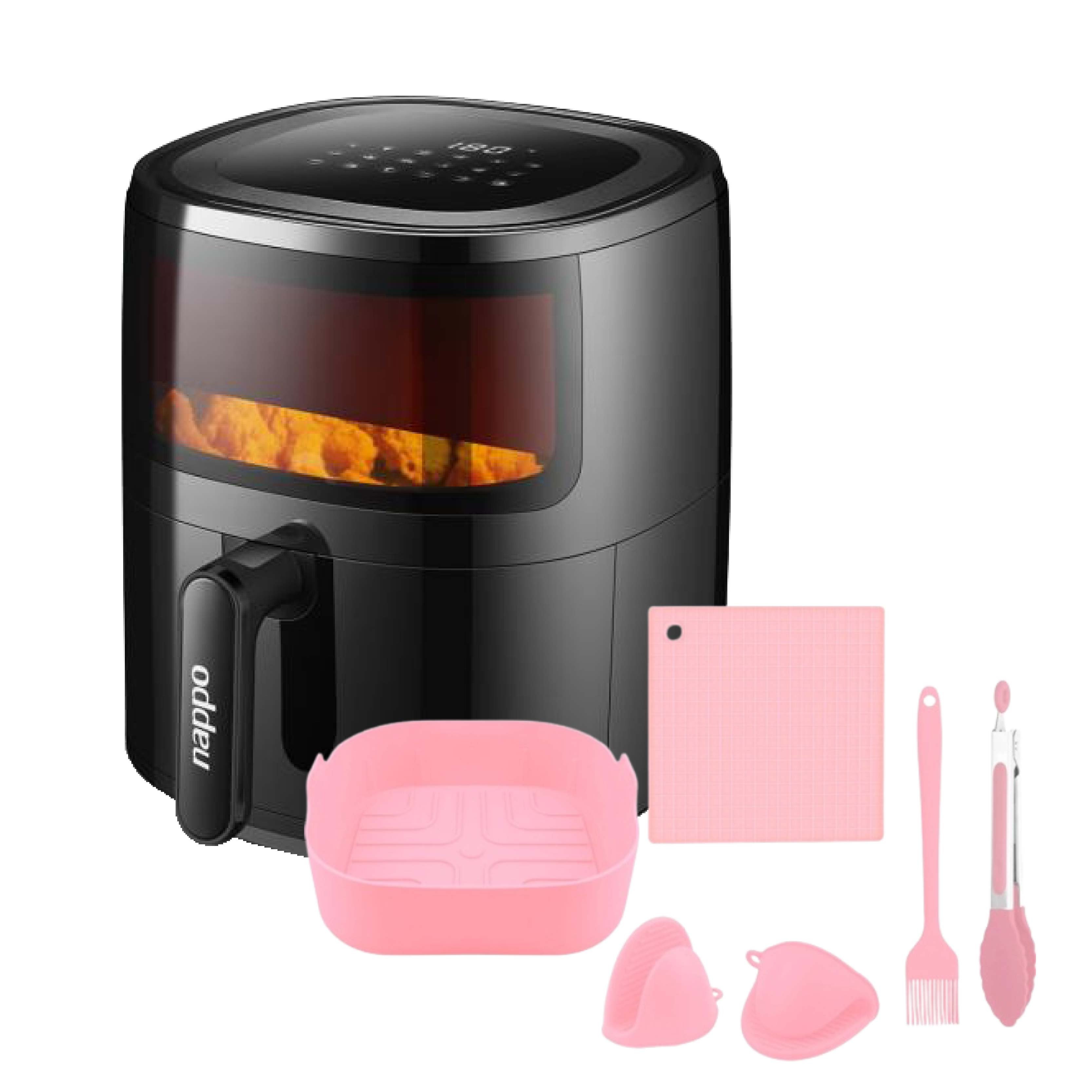 Airfryer Nappo NEF-129 Dig. 5L C/visor +set De Utensilio