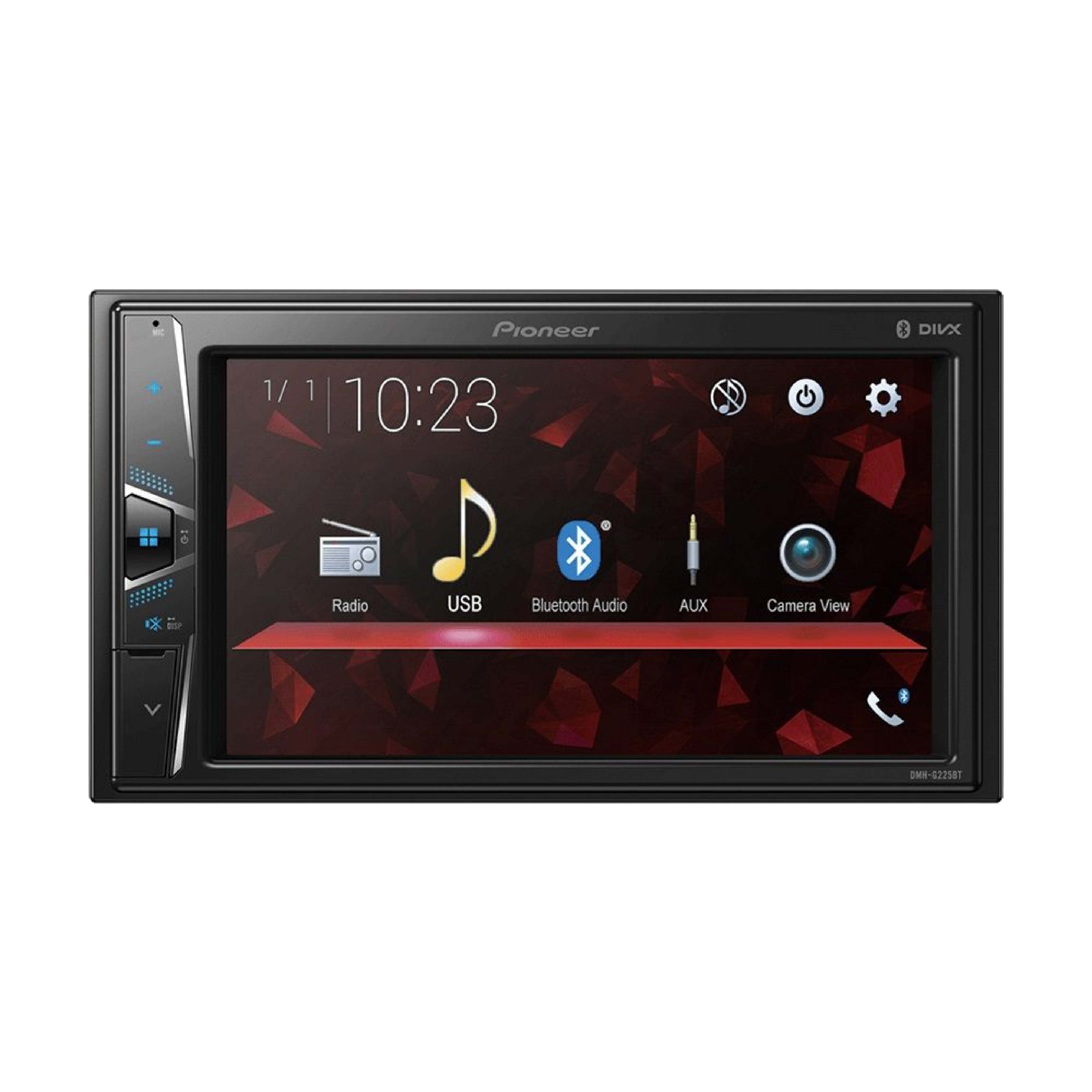 Автомагнитола Pioneer DMH-G225BT 6,2", сенсорная, USB/RCA/BT