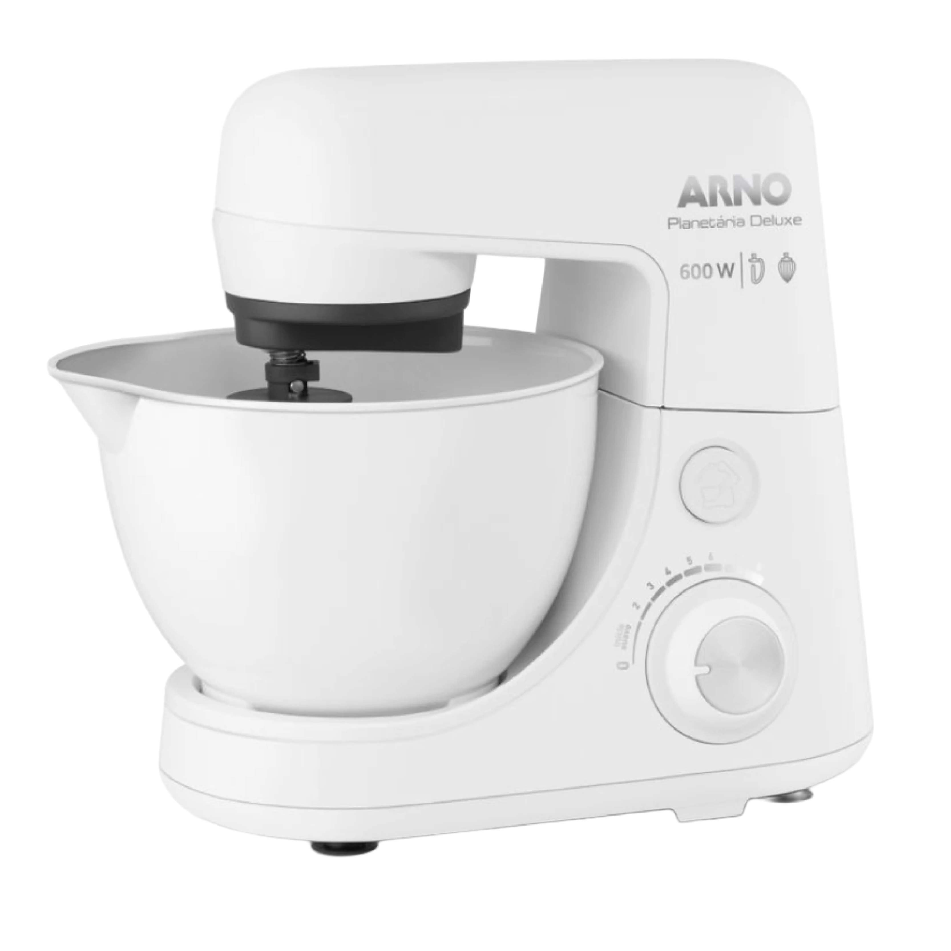 Планетарный миксер Arno Deluxe SX33 4 л, 8 скоростей, белый