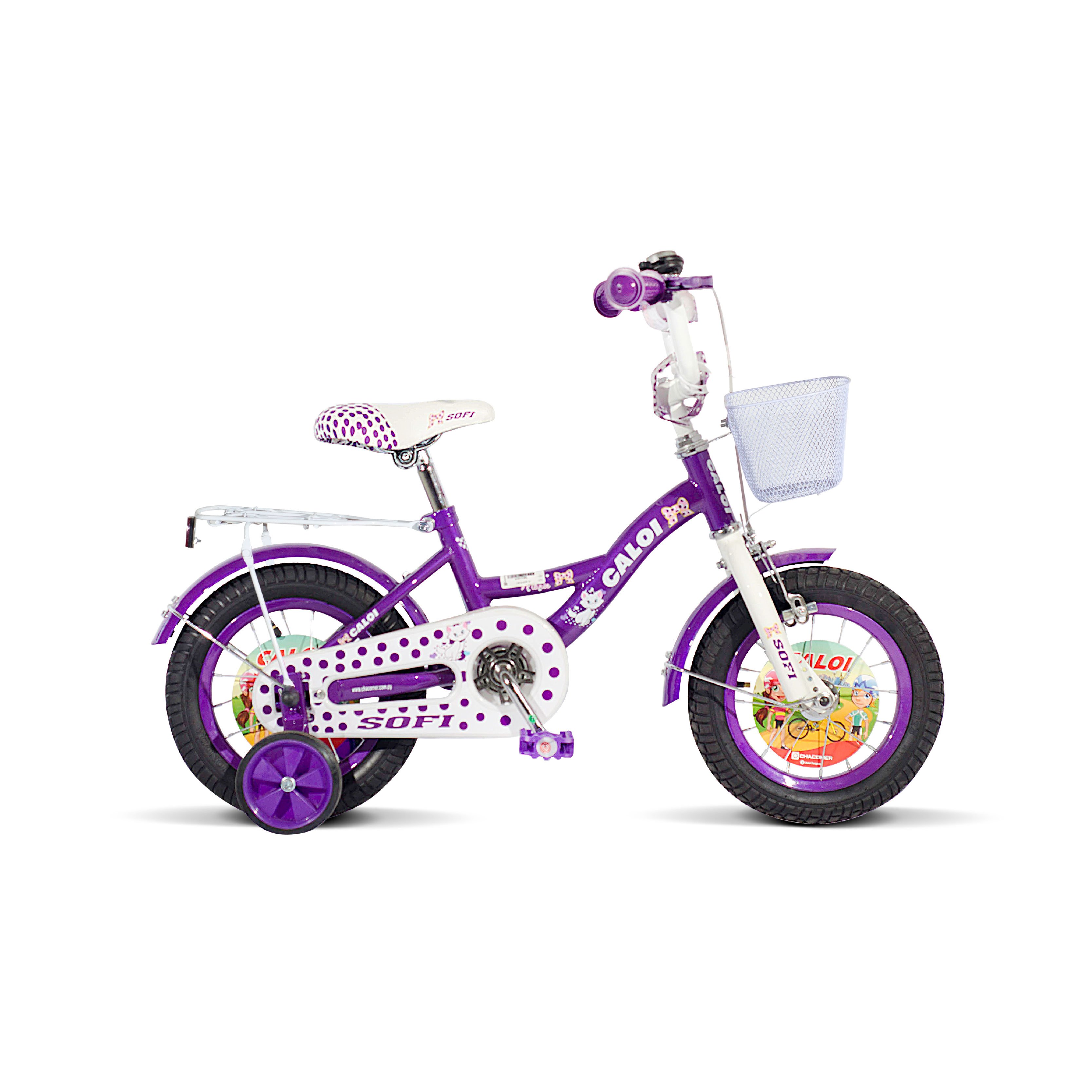 Bicicleta Caloi Sofi 12" Lila (2025)