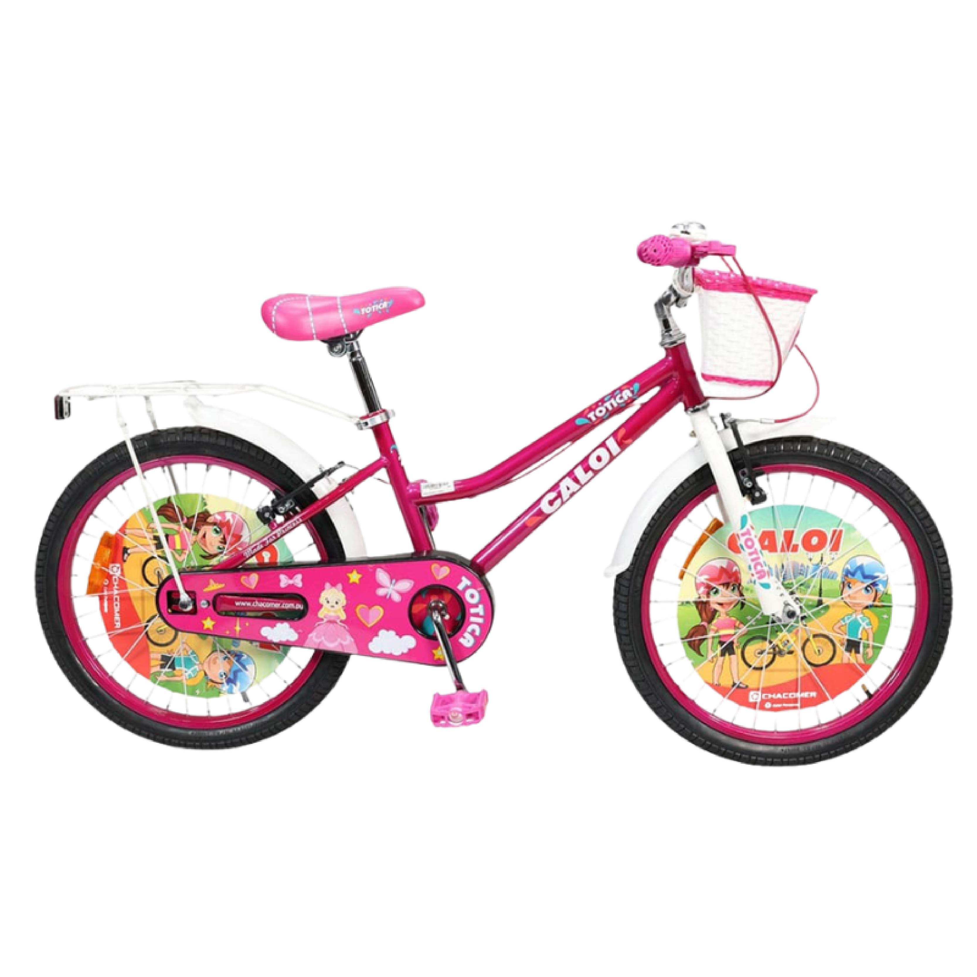 Bicicleta Caloi Totica 20" Fucsia