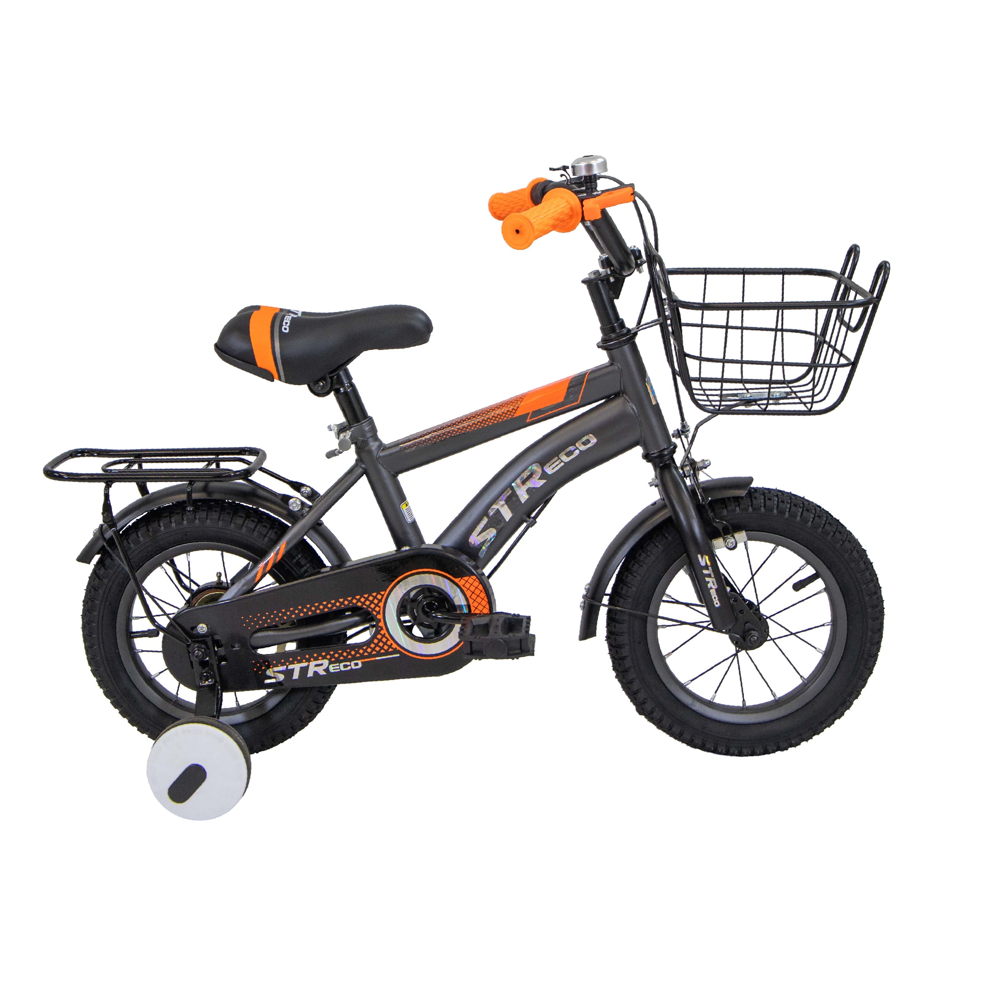 Bicicleta Str Eco 12" Gris/naranja