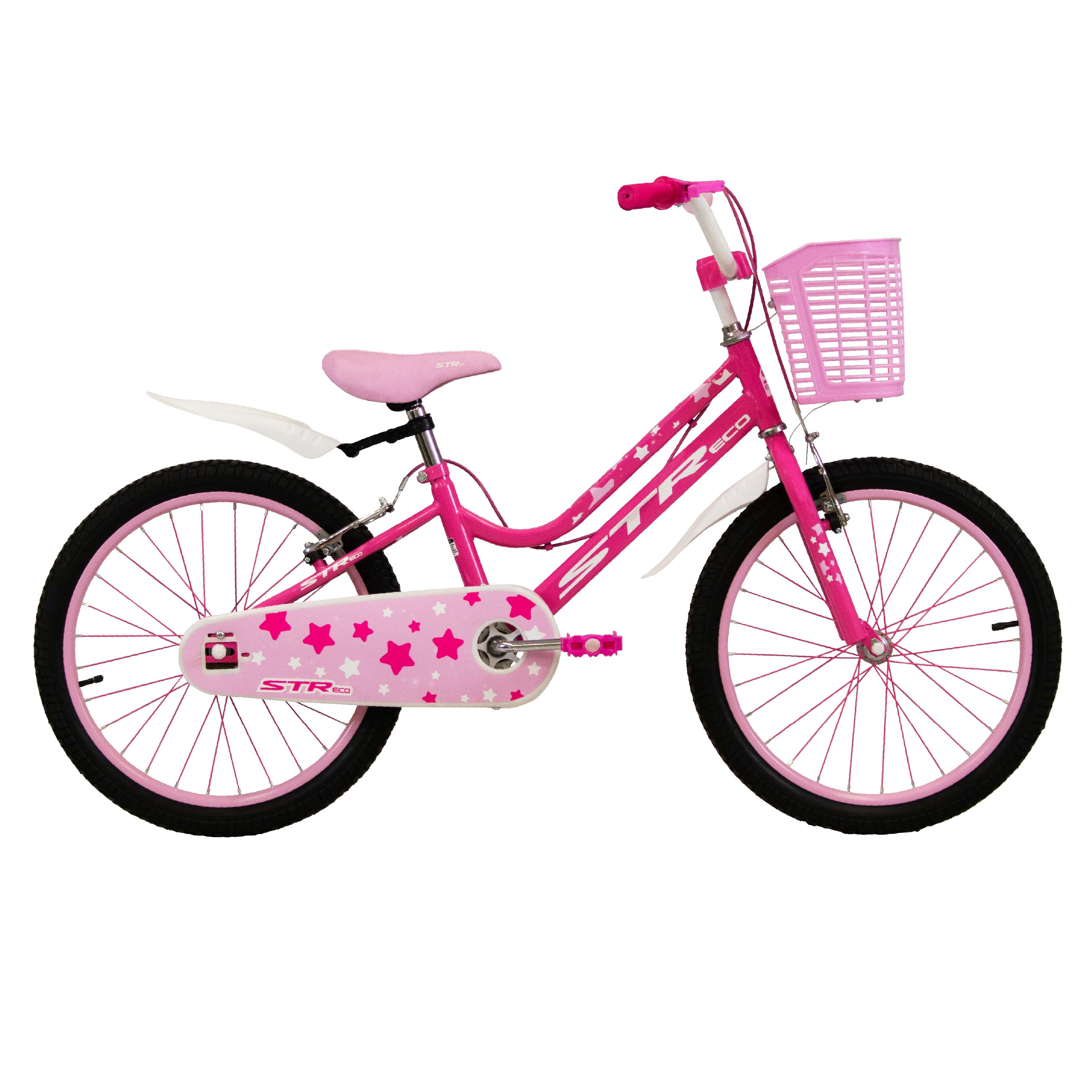 Детский велосипед STR Eco Estrella 20", фуксия/розовый