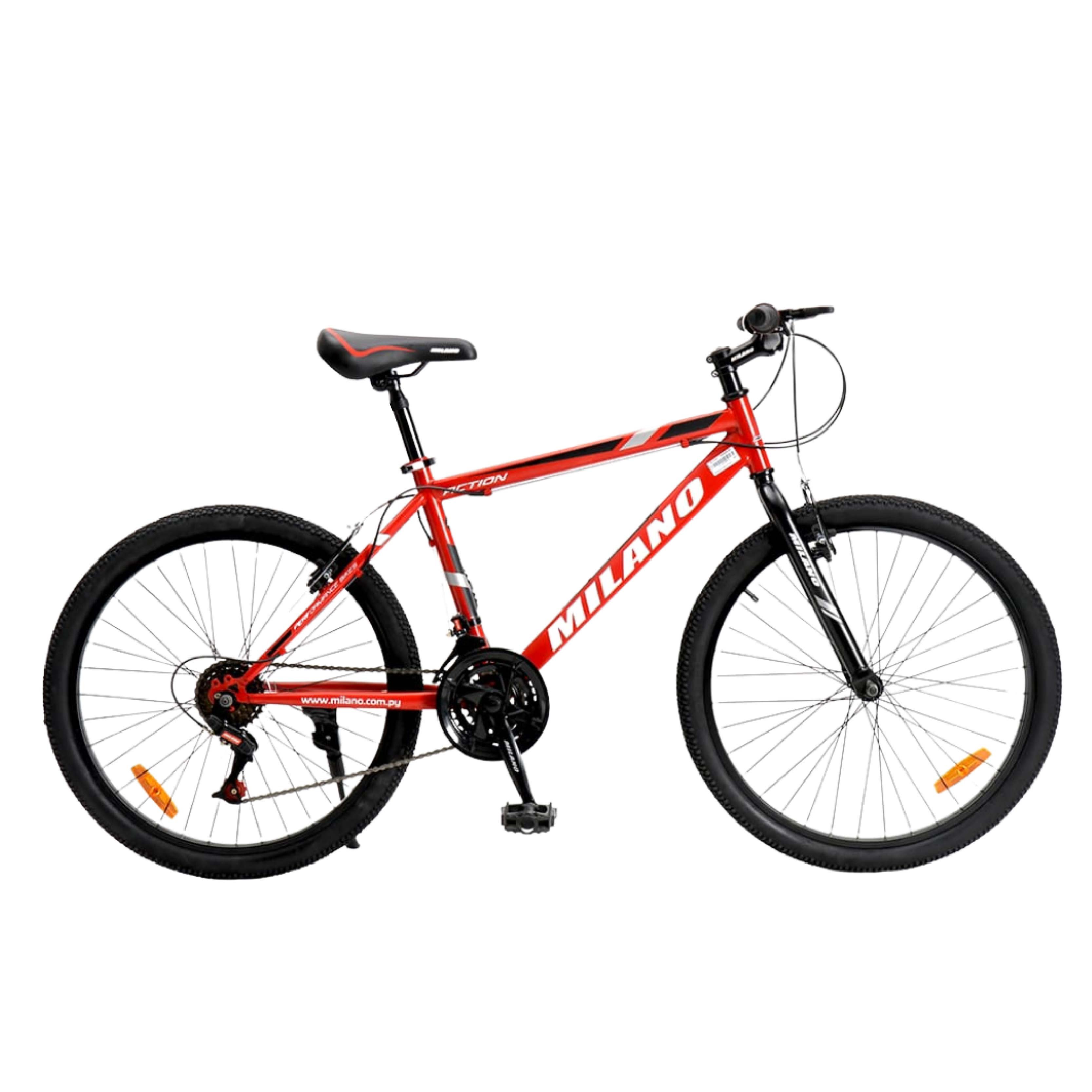 Горный велосипед Milano Action 26", 18 скоростей — красный