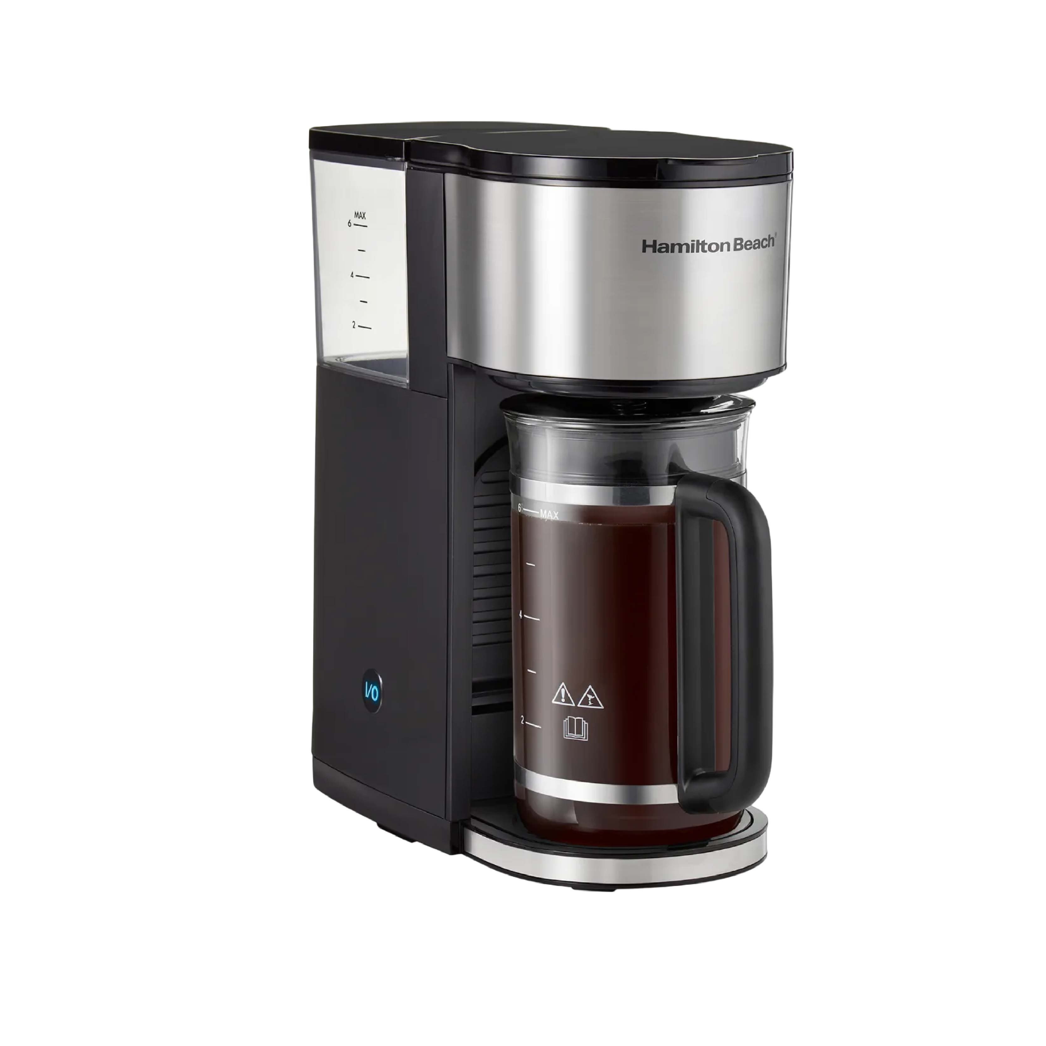 Кофеварка Hamilton Barista 46251 7 в 1, чёрная
