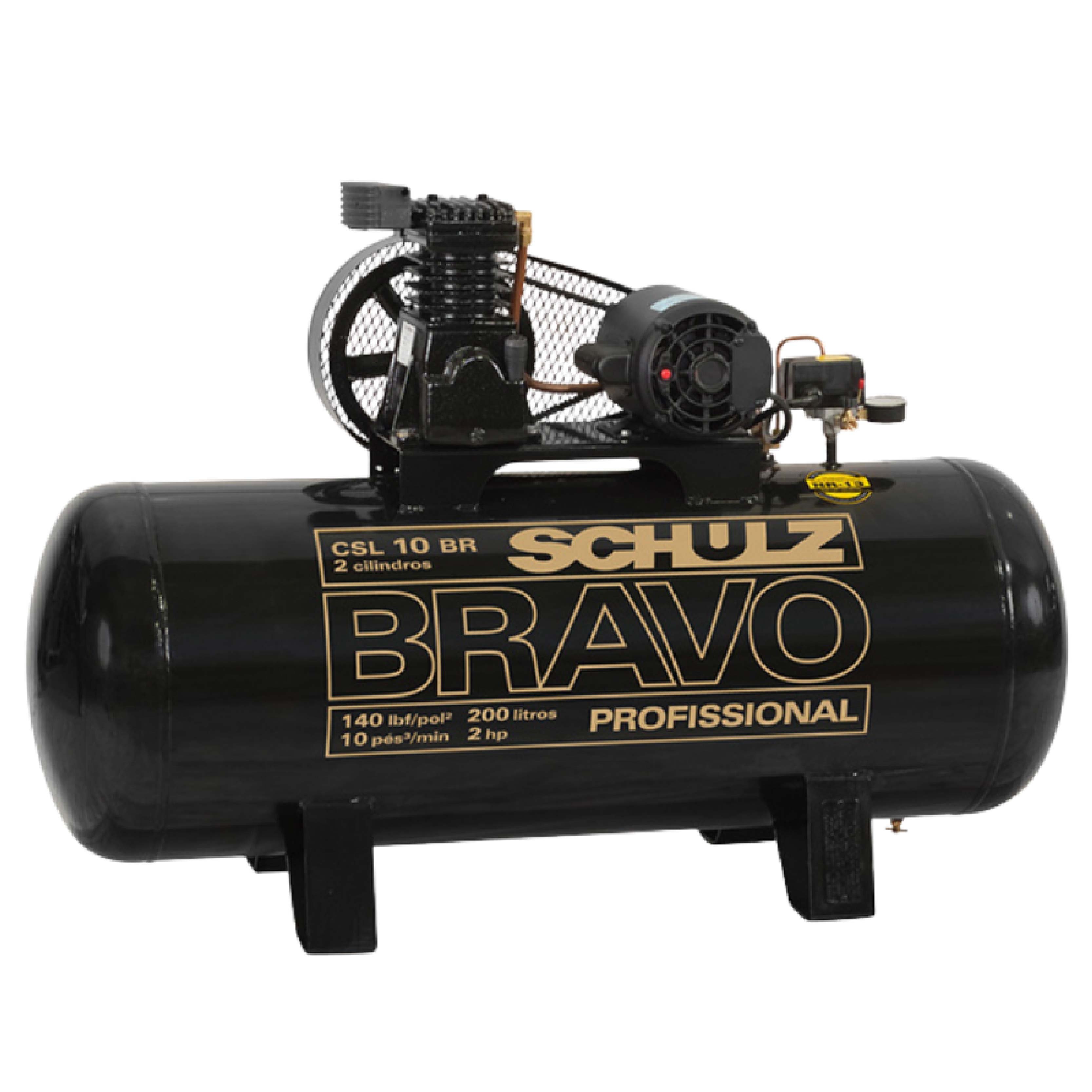 Компрессор Schulz 2 л.с., трёхфазный, CSL-10BR/200