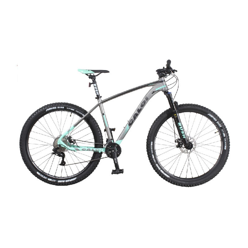 Bicicleta Caloi Gtr 29" Gris Con Agua Marina