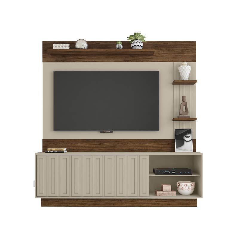 Estante Nobile Clap 65" Havana/off White