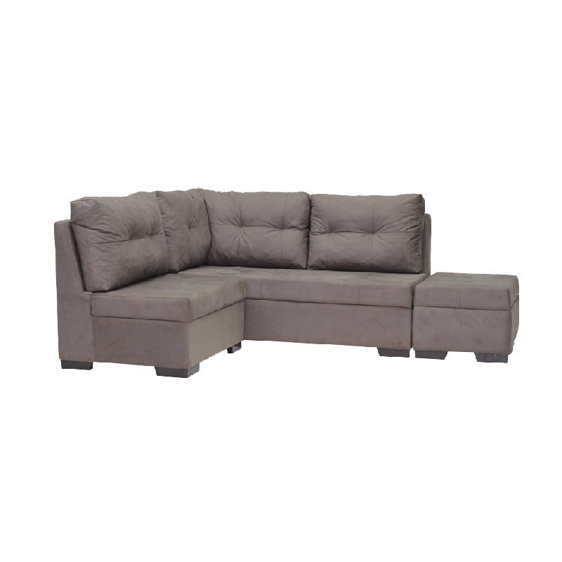 Sofa Nobile Alaska Esq.c/puff 870 Marron