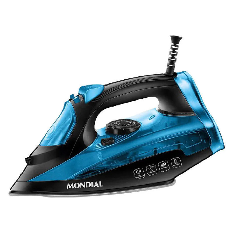 Plancha Mondial A Vapor F-53 Black 220V