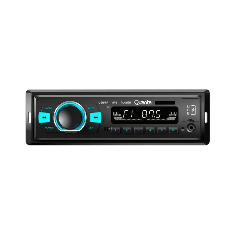 Автомагнитола Quanta QTRRA72 4x25 Вт, USB/FM/BT/SD/AUX