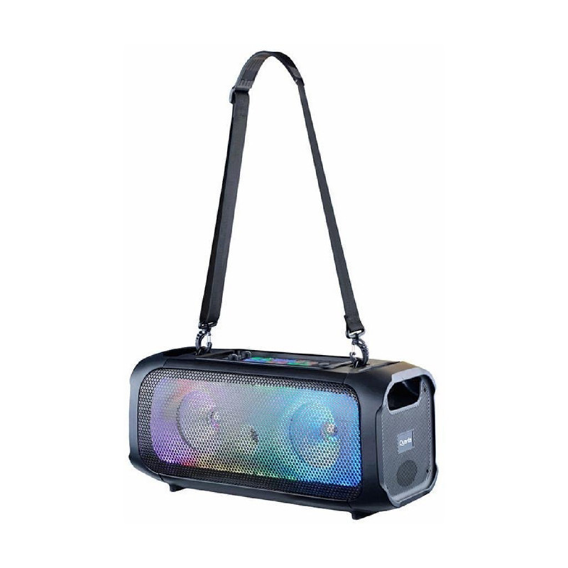 Speaker Quanta QTSBT300 Bluetooth C/luces LED 1MIC/2X6"/USB