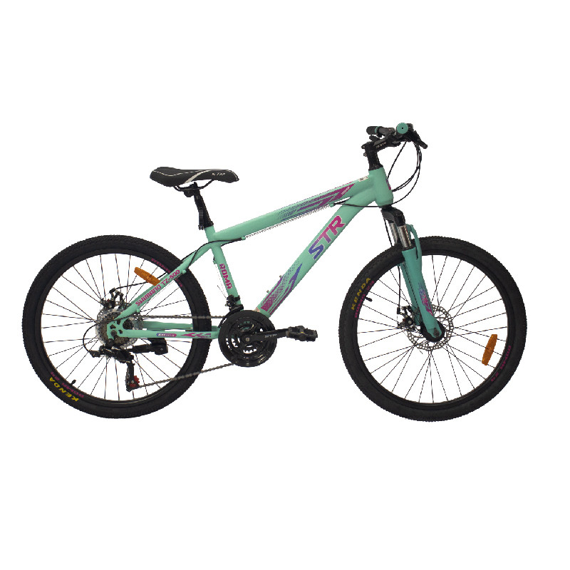 Bicicleta Str Roma 24" Turquesa/rosa