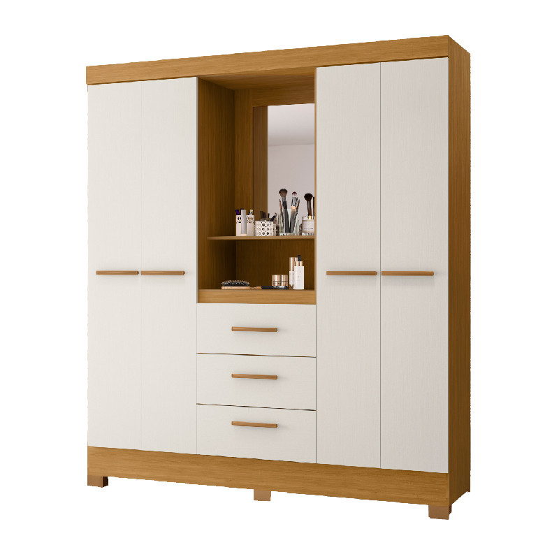Шкаф Nobile Caribe 4P/3C, Freijo/off, сатиновый