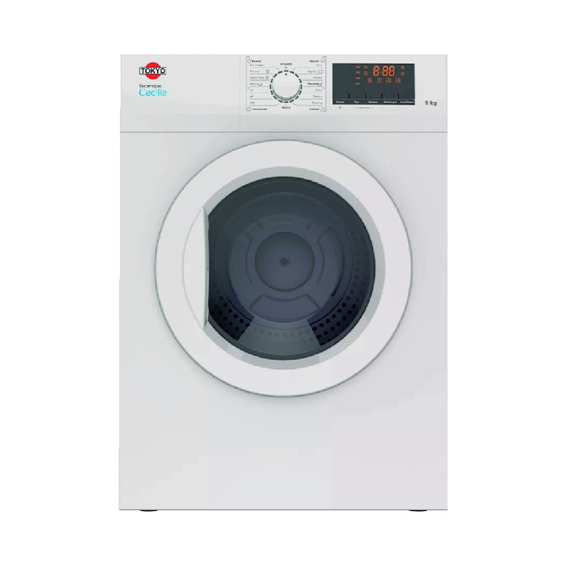 Secarropas Tokyo Cecilia 9KG TOK9CECI Bl Inox 16PROG