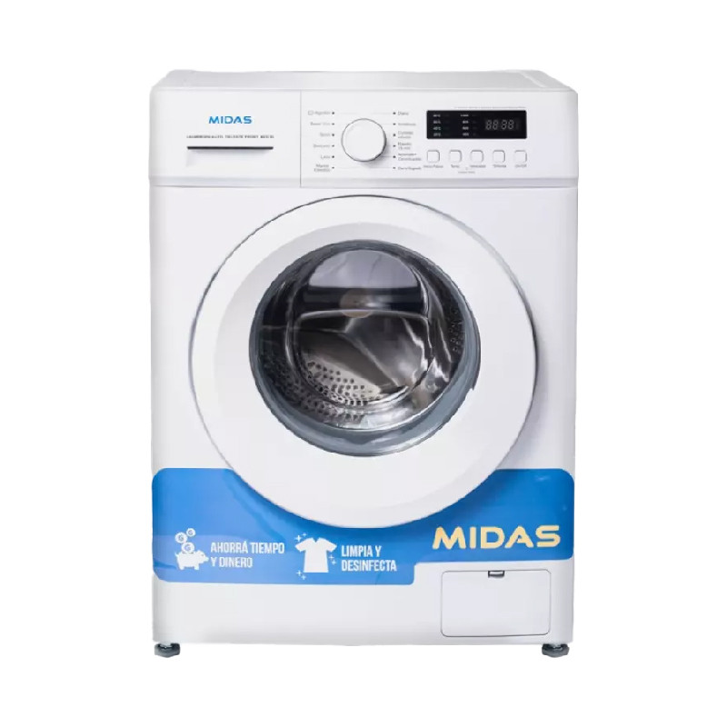 Lavarropas Midas Celeste Aut. 6KG C/f Inv. Bl