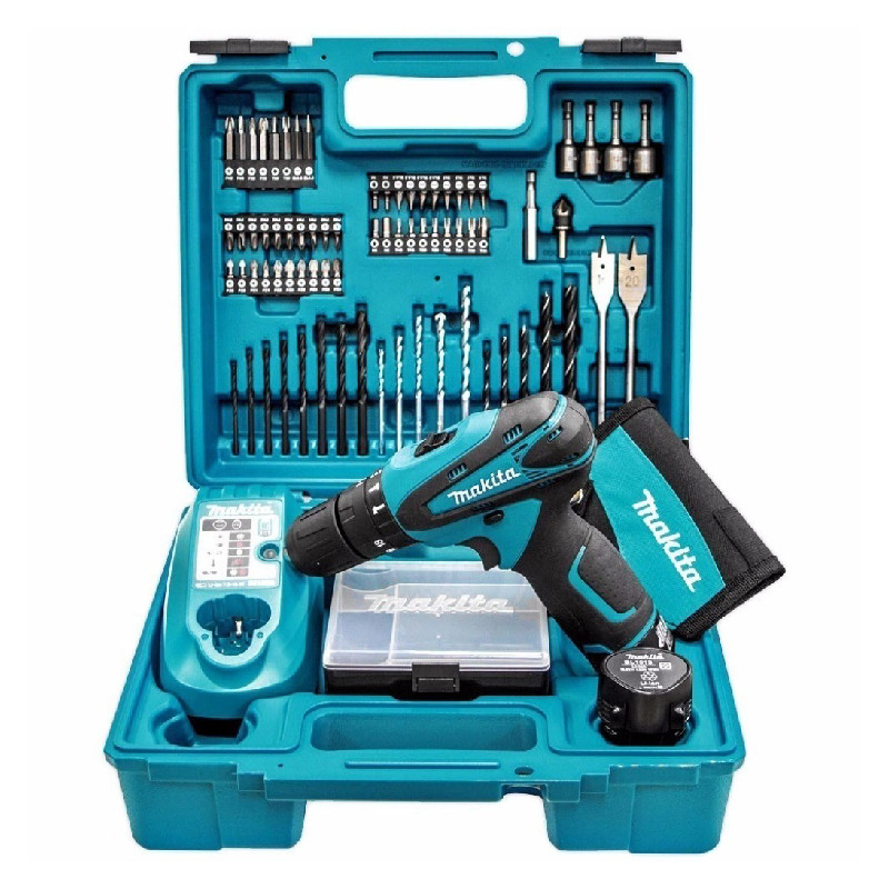 Set Taladros Bat. Makita HP330 X74PZAS