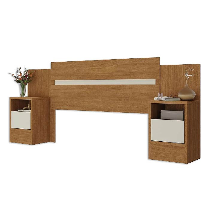 CABECERA NOBILE MILAS C/CAJON CINAMOMO/OFF WHITE 51CA1250