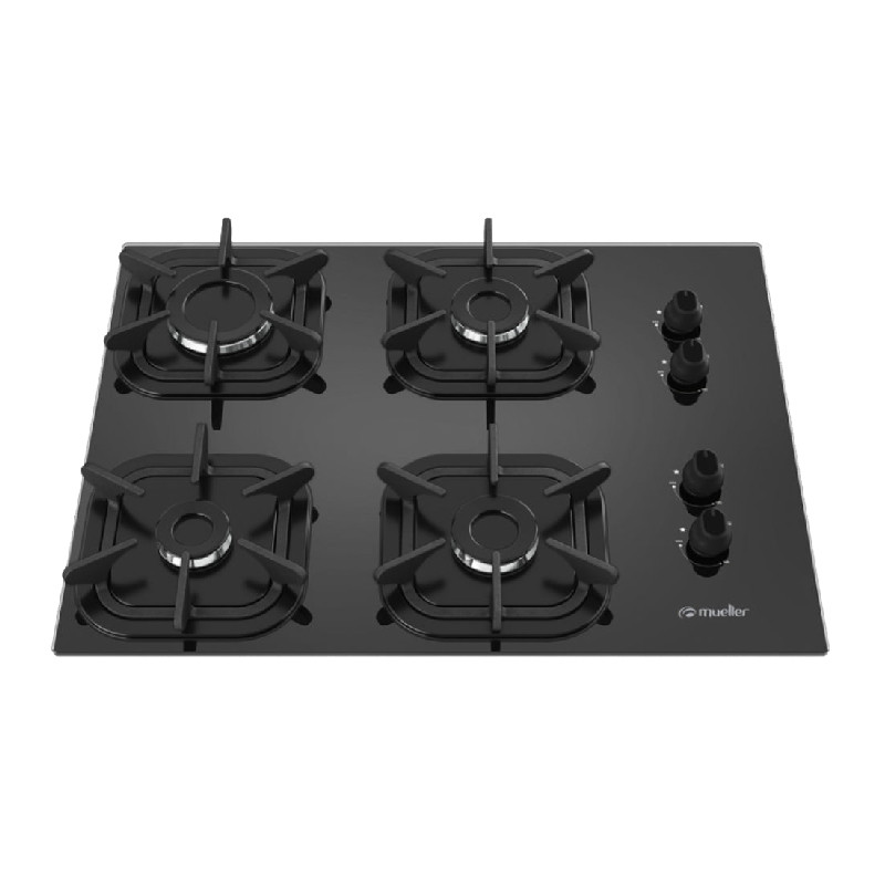 Anafe Mueller 4H Cooktop Gas/vidrio
