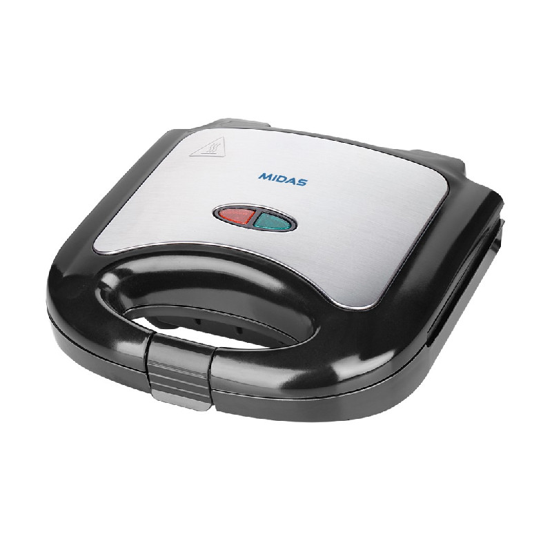 Сэндвичница Midas SW1805 на 2 тоста, нержавейка
