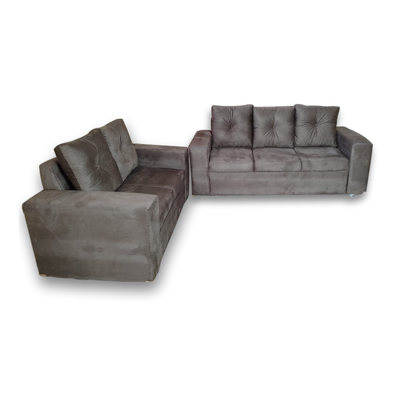 Sofa Aguila Eco 2-3L Marron Tabaco