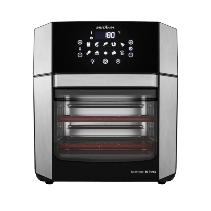 Airfryer Britania BAF16A Dig. 16L 2000W Inox/ng