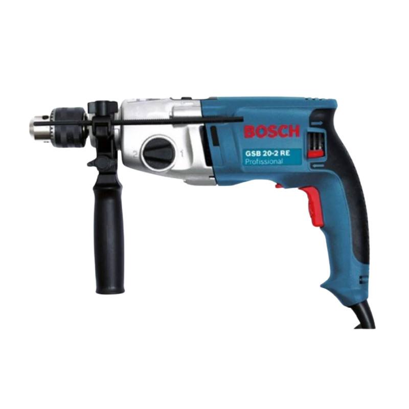 Дрель Bosch GBS 20-2 RE 13 мм + набор 50 предметов, титан