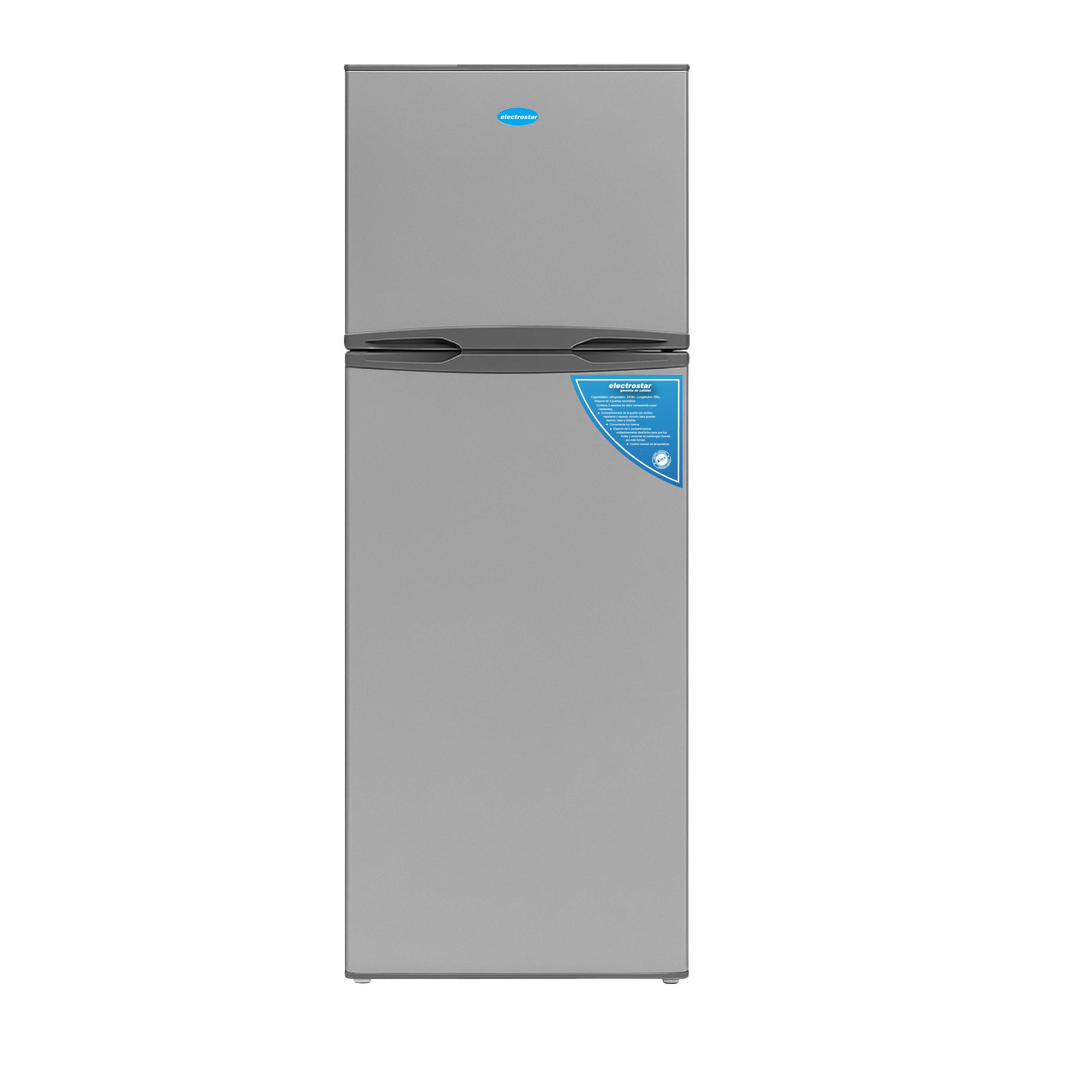 Heladera Electrostar HD2371 2P Gris 320LTS F/h