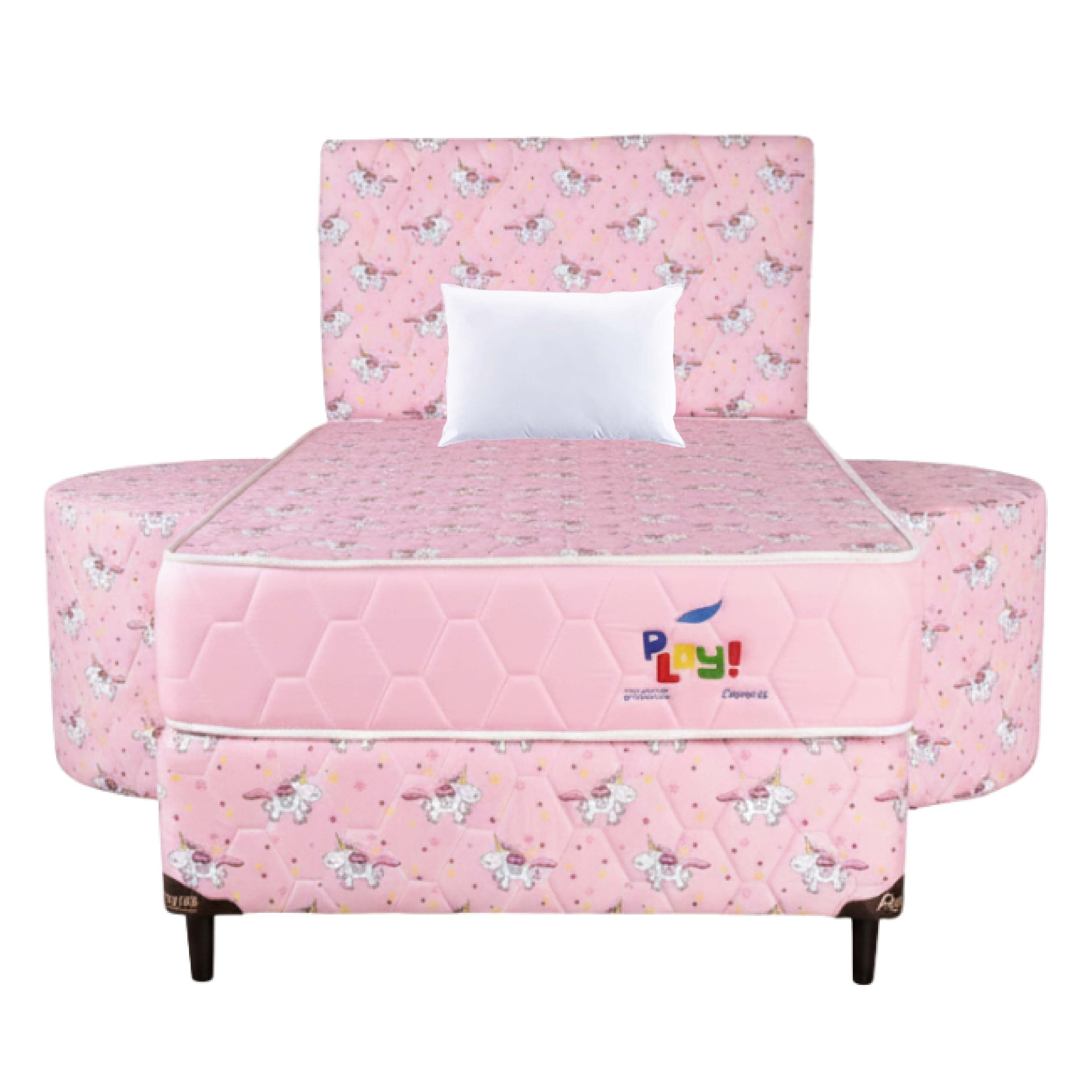 Combo Parana Play Kids 100X190 (b+c+c+m)ros + 1 Almohada