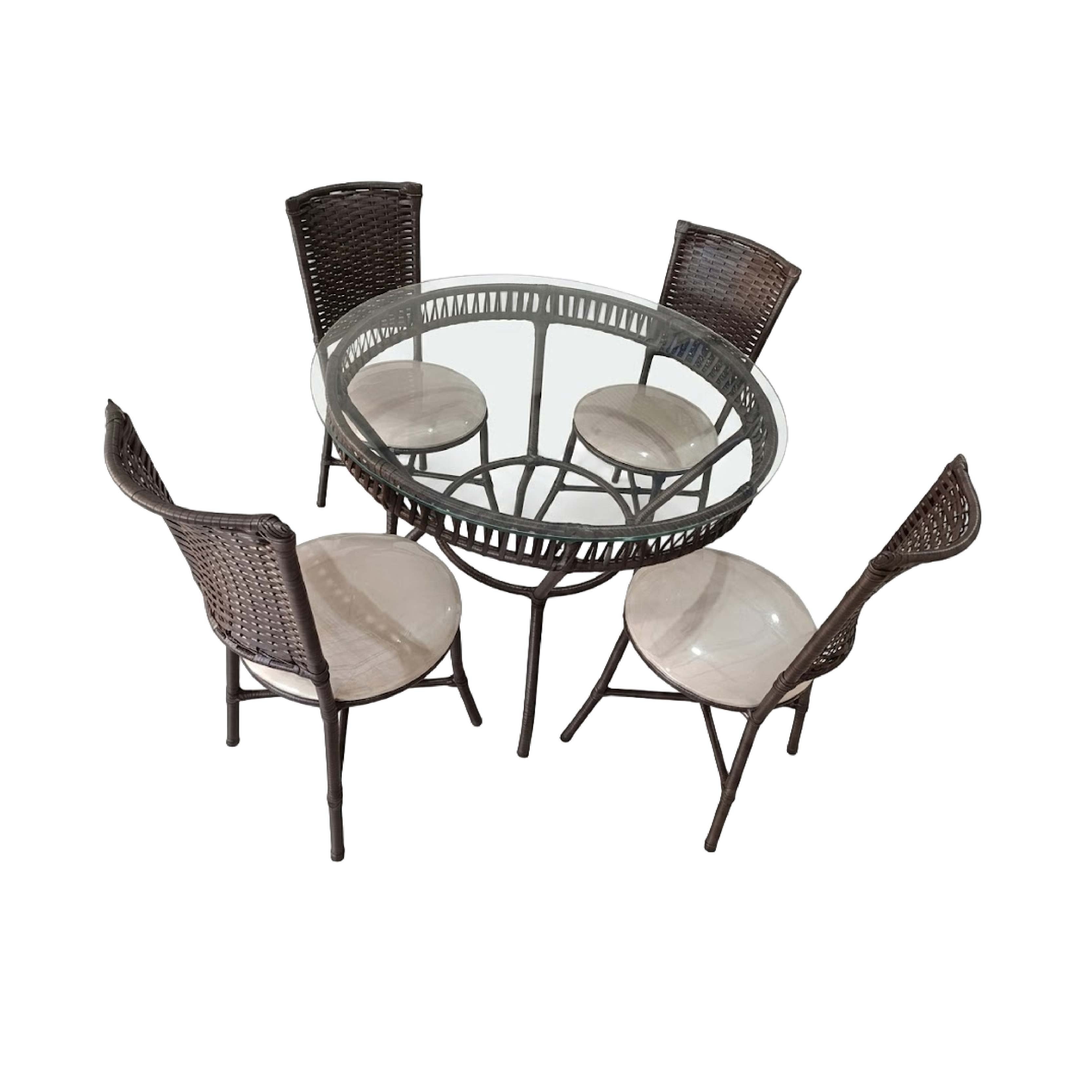 Juego De Comedor A&f Zully M. Vid. 4S Tabaco