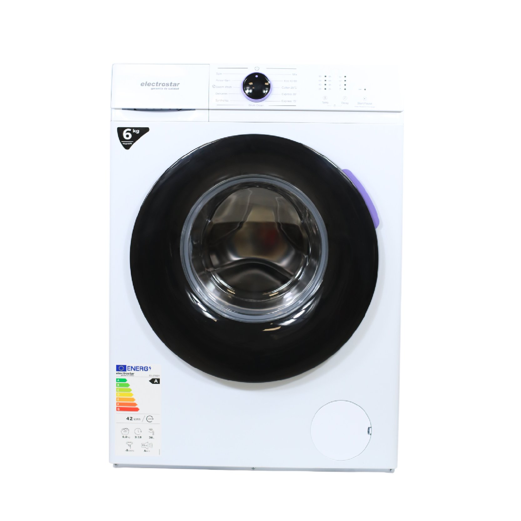 Lavarropas Electrostar LF0604 6KG C/f Bl