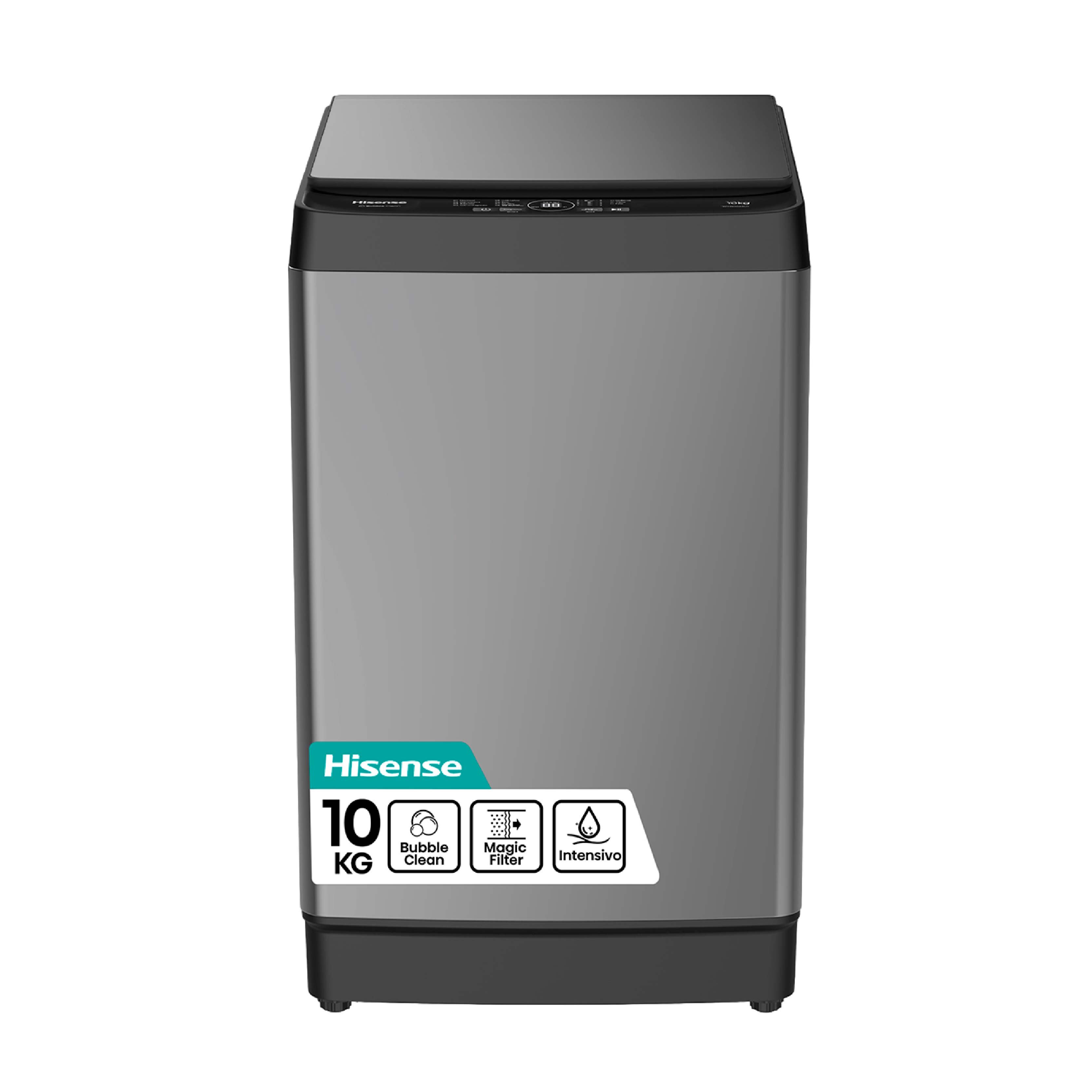 Стиральная машина Hisense WT3K1023UT, автомат, 10 кг, серая