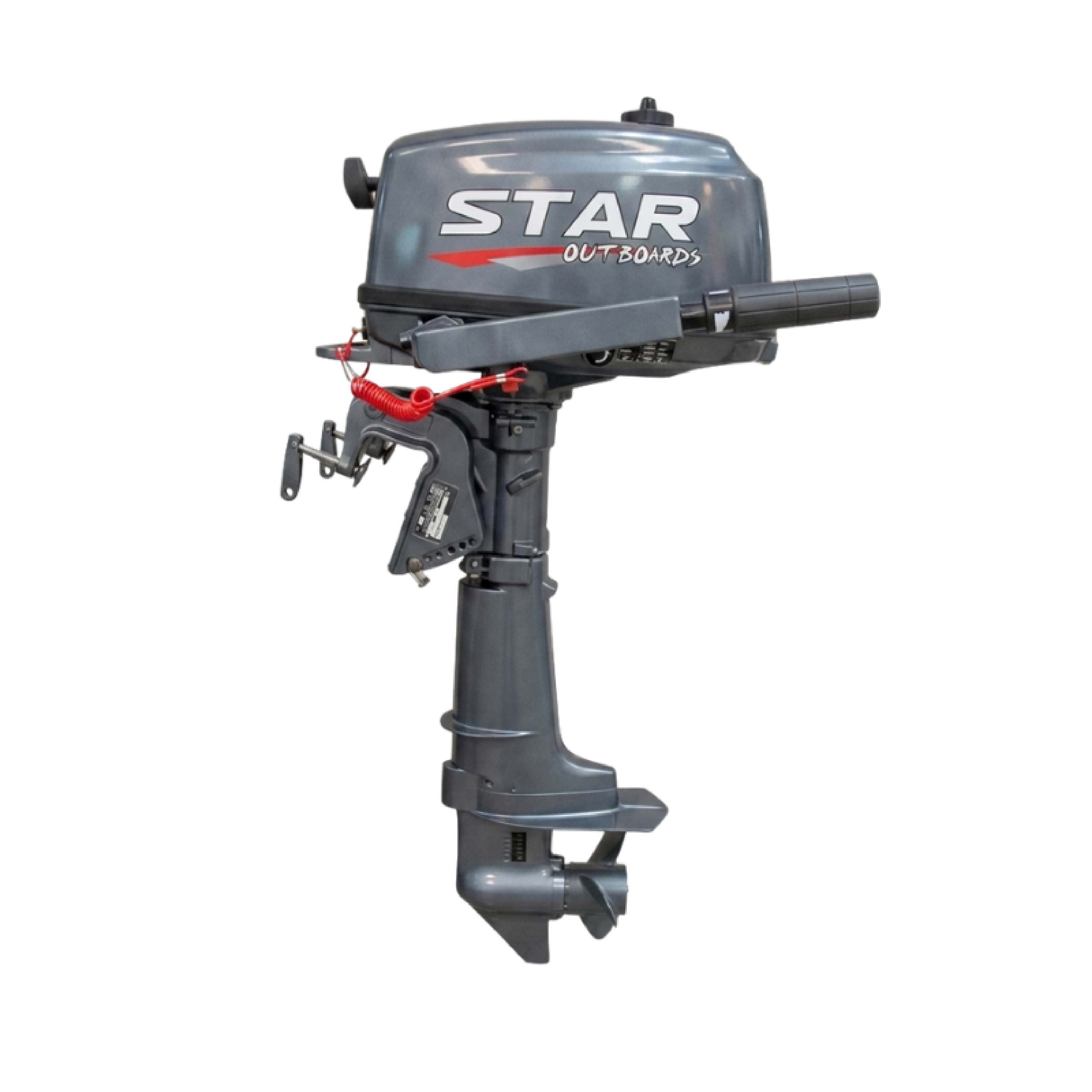Лодочный мотор Star 8 л.с. 2T, серый
