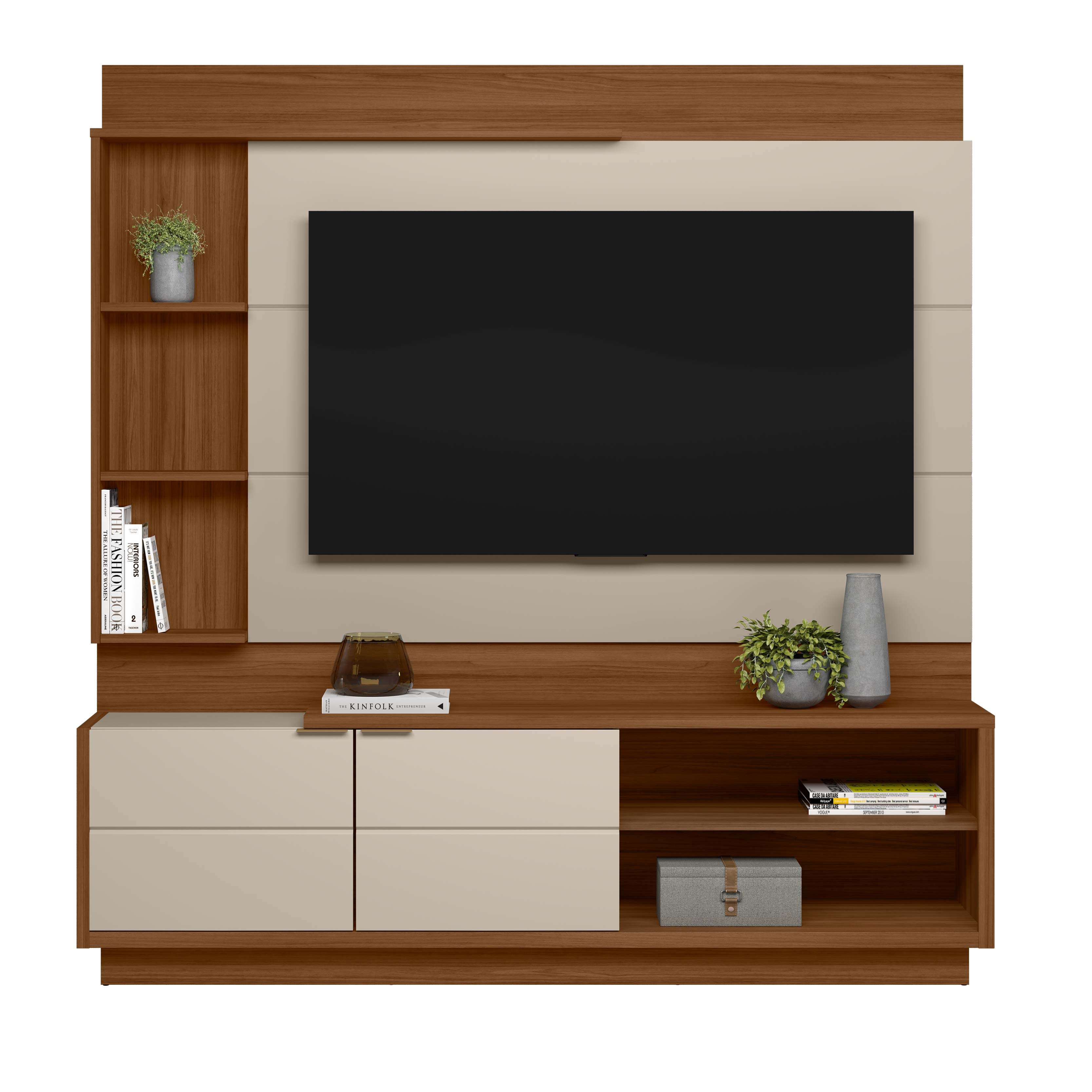 Стеллаж Nobile Georgia 60", Jatoba/off White