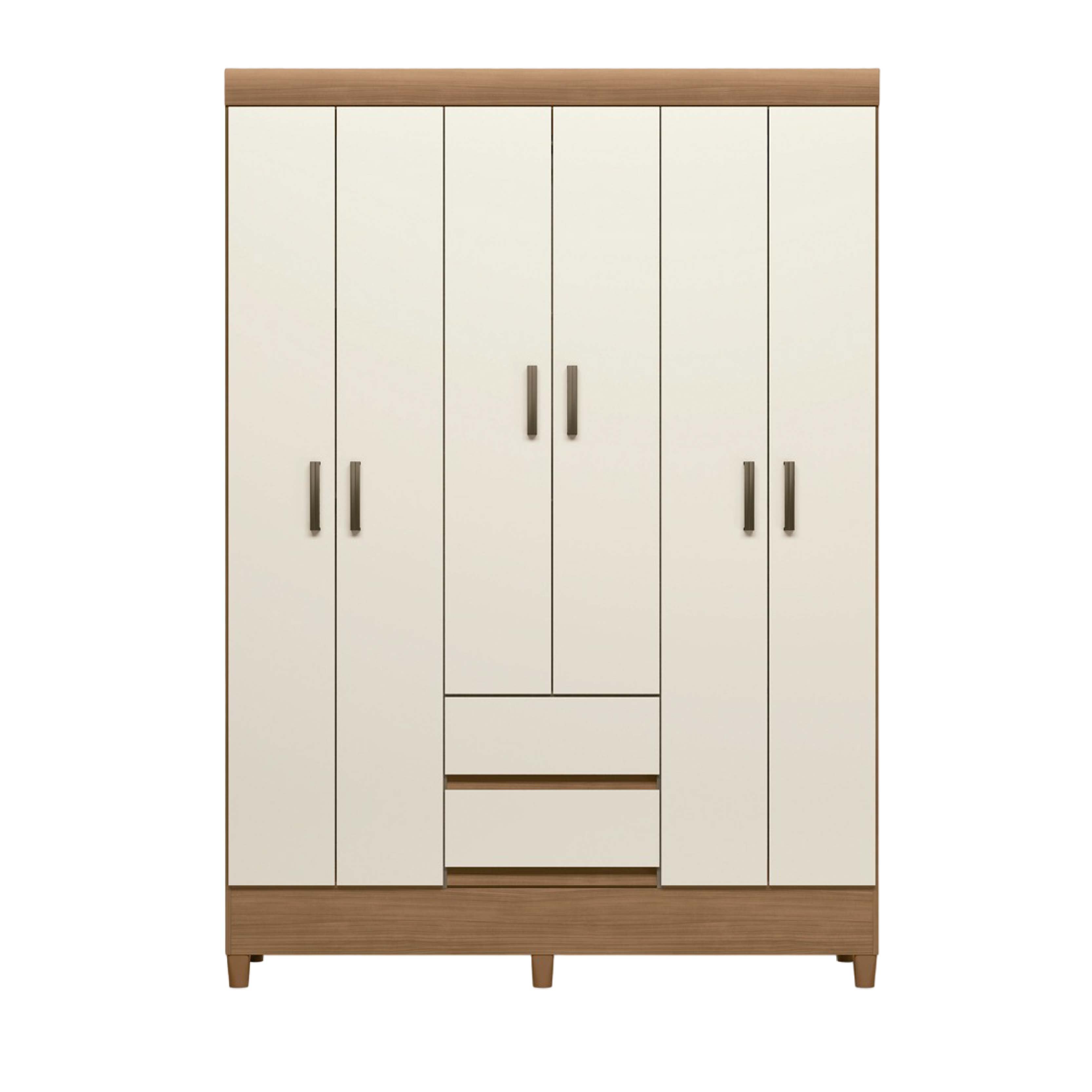 Ropero Nobile Fit 6P/2C Jequitiba/off White