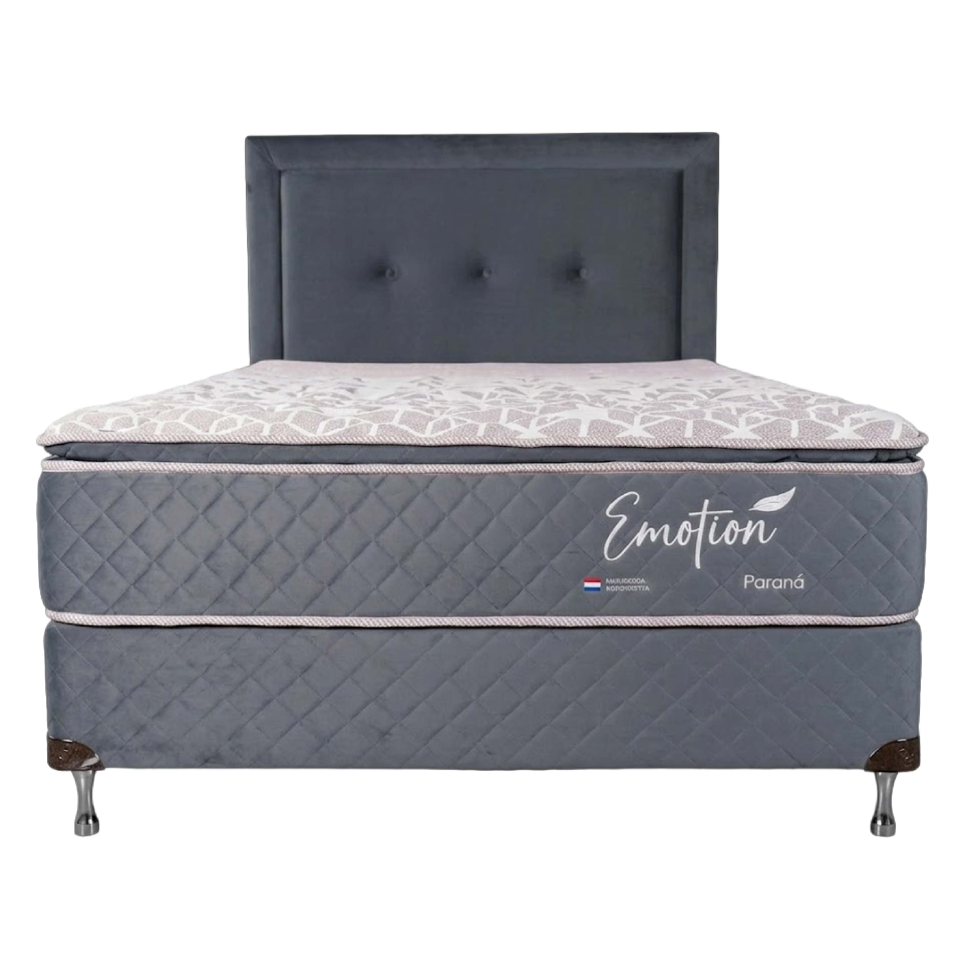 Somier Parana Emotion 1.80X2.00 (b+c+c+m) Gris