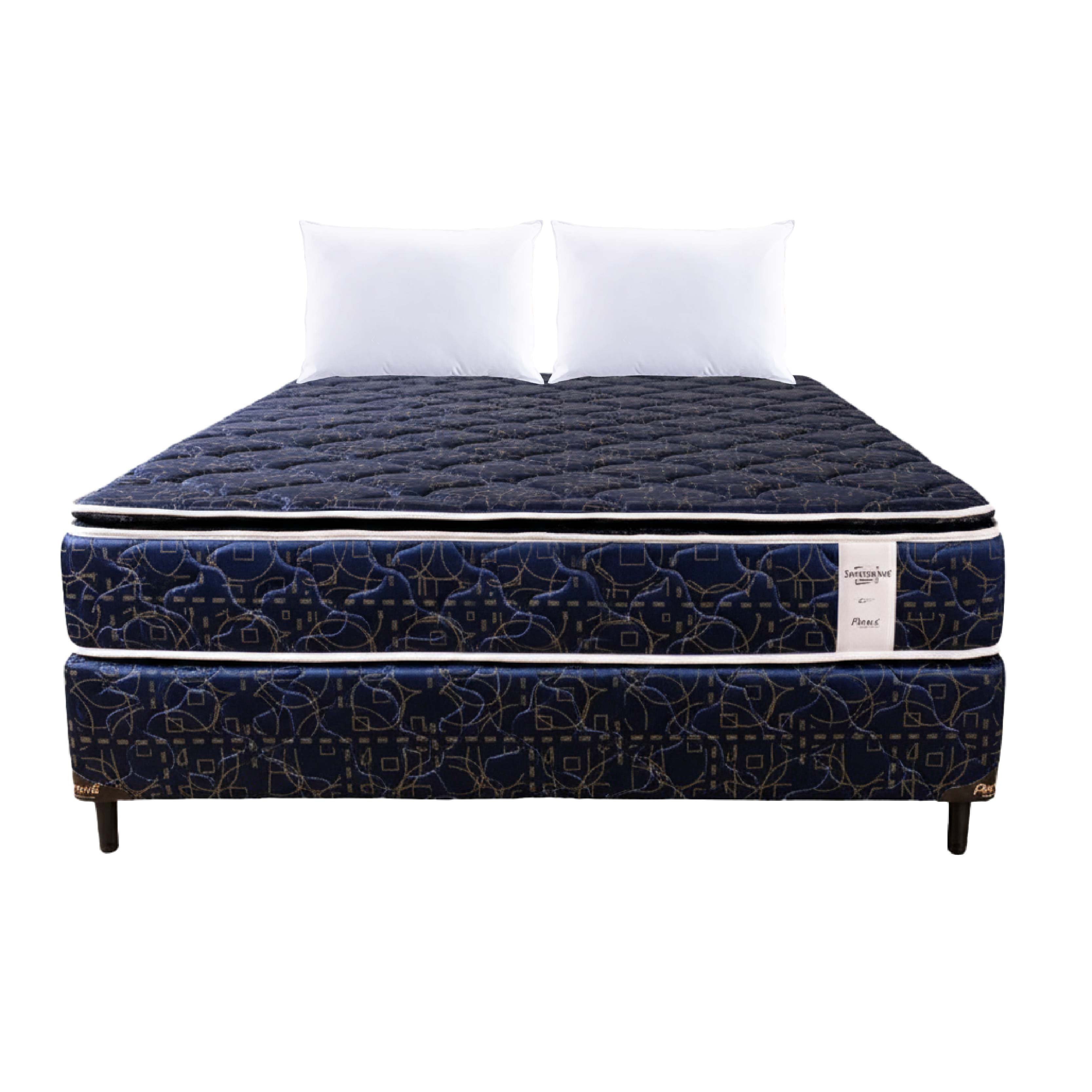 Somier Parana Neo Pillow 160X200 (b+c)az + 2 Almohadas