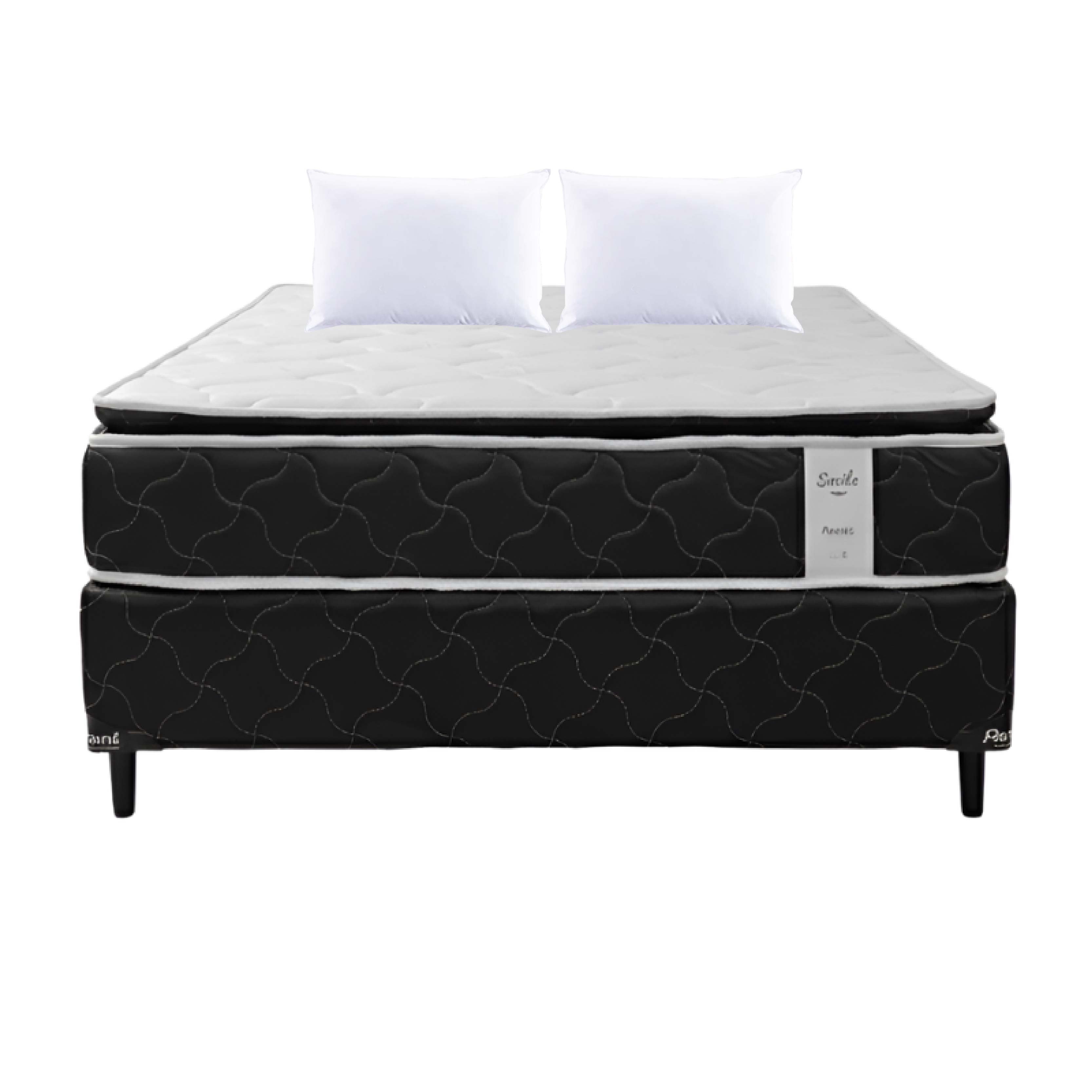 Somier Parana Smile 140X190 (b+c) Ng + 2 Almohadas
