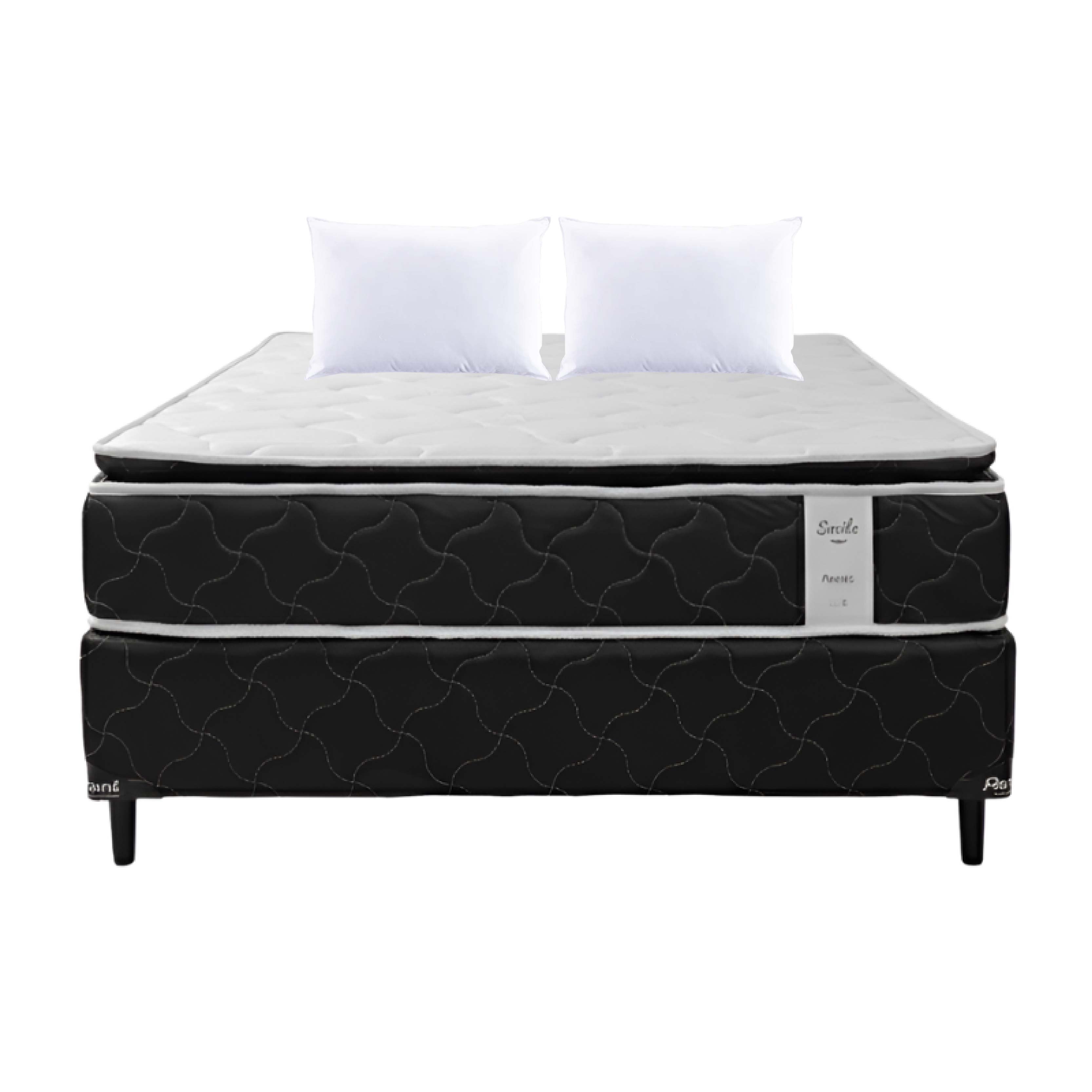 Somier Parana Smile 160X200 (b+c) Ng + 2 Almohadas