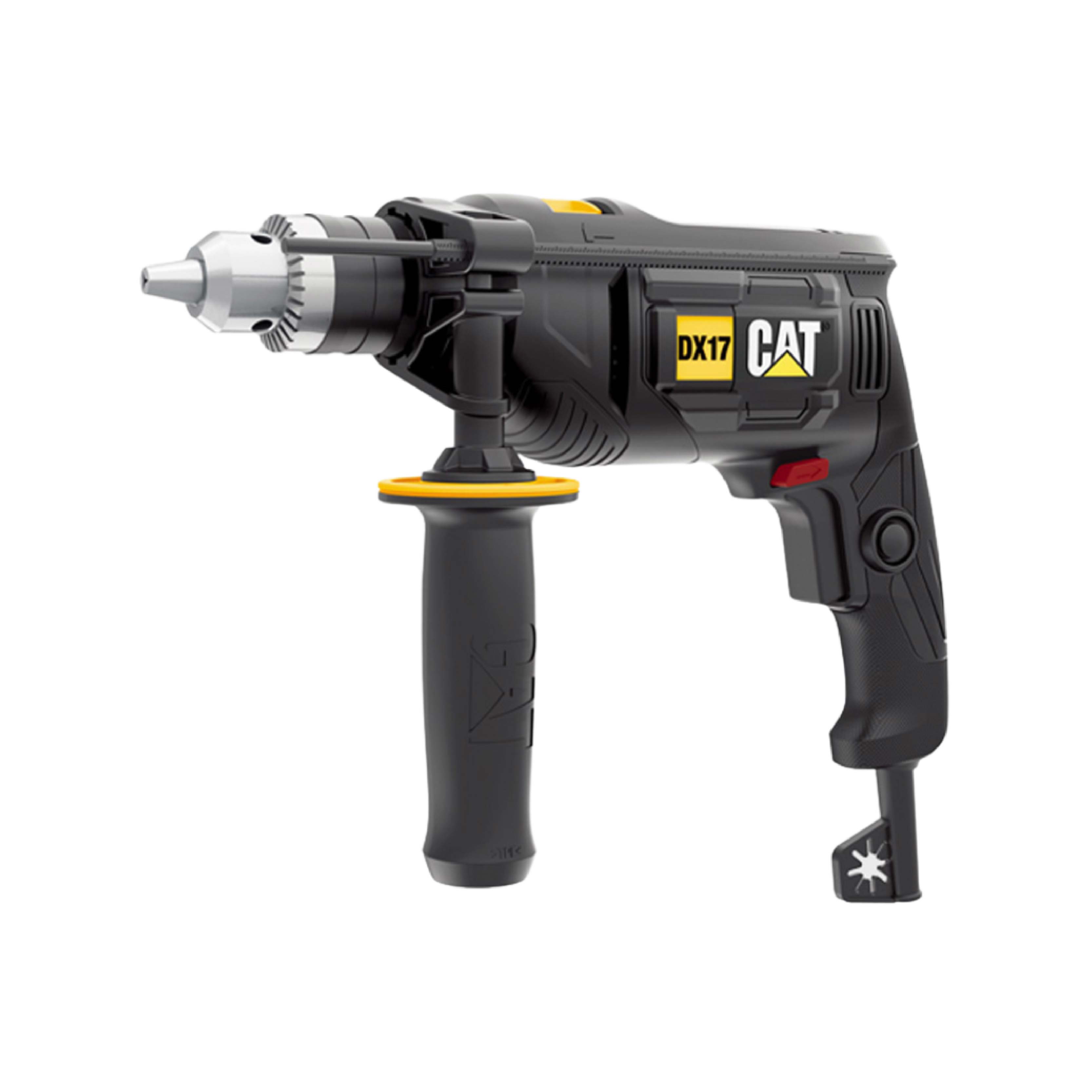 Taladro Percutor Eléctrico Cat DX17 Con Maletin + Mechas 75W