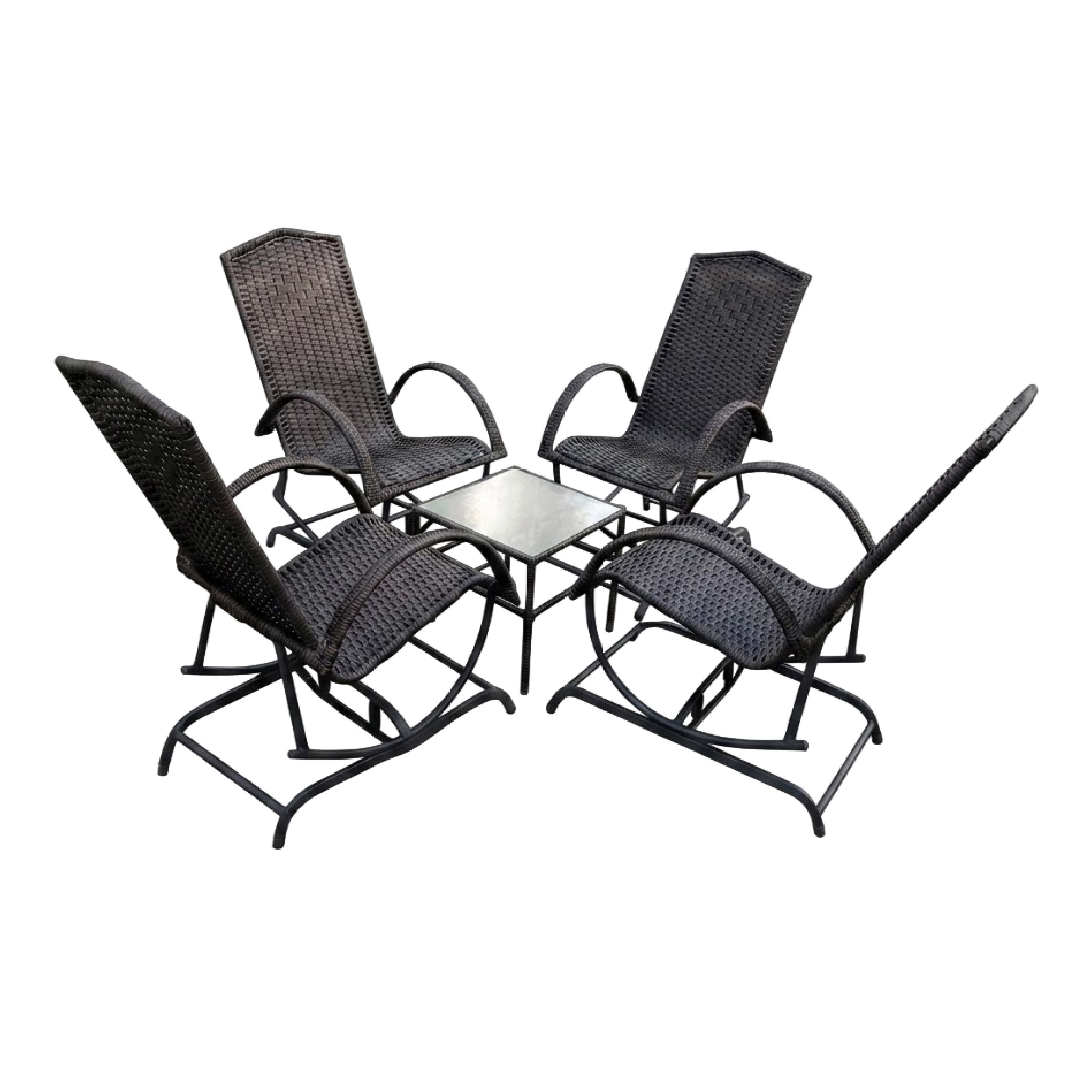Juego De Jardin A&f Amacable 4S C/m Tabaco