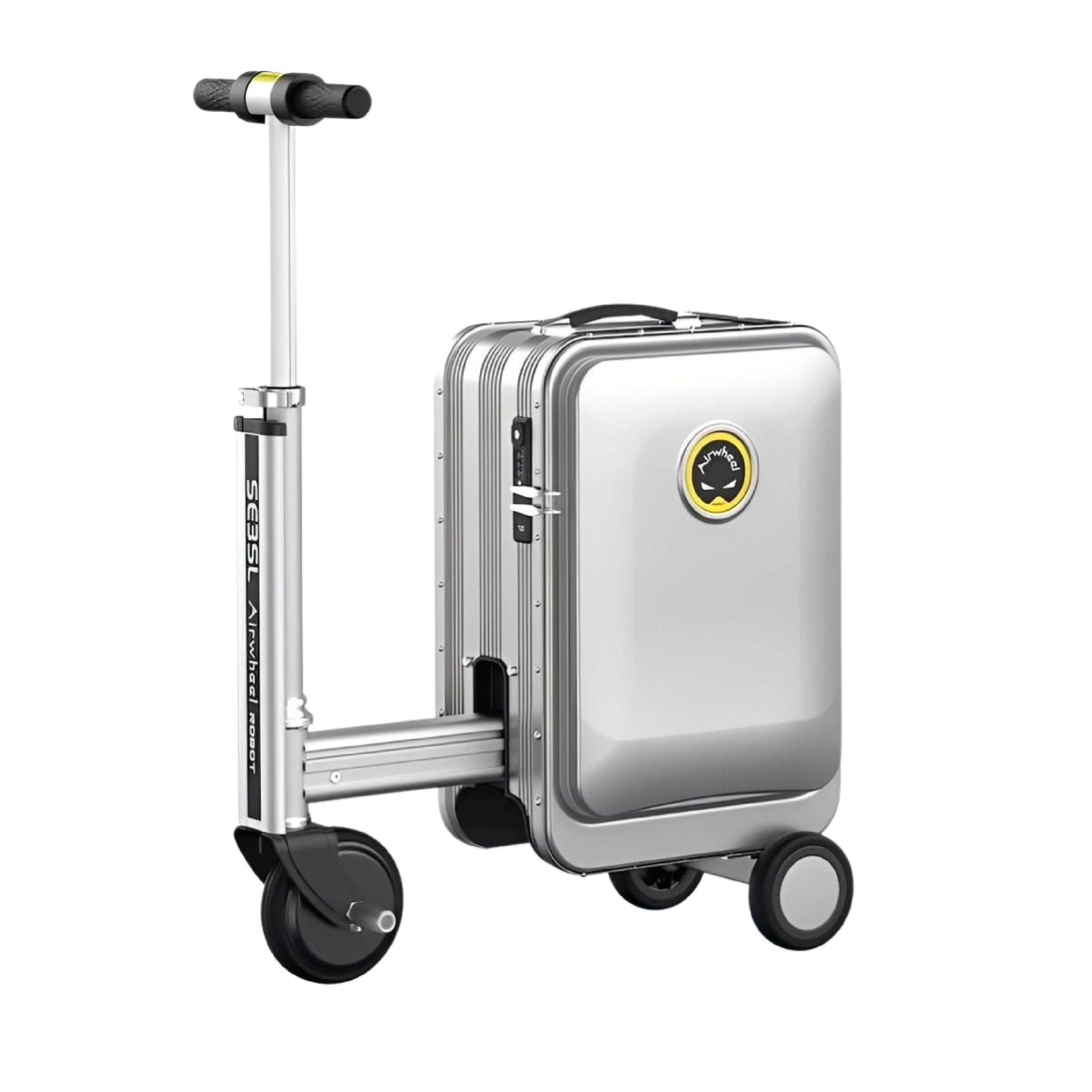 Детский электрочемодан-скутер SE3SL20" Airwheel — серебристый